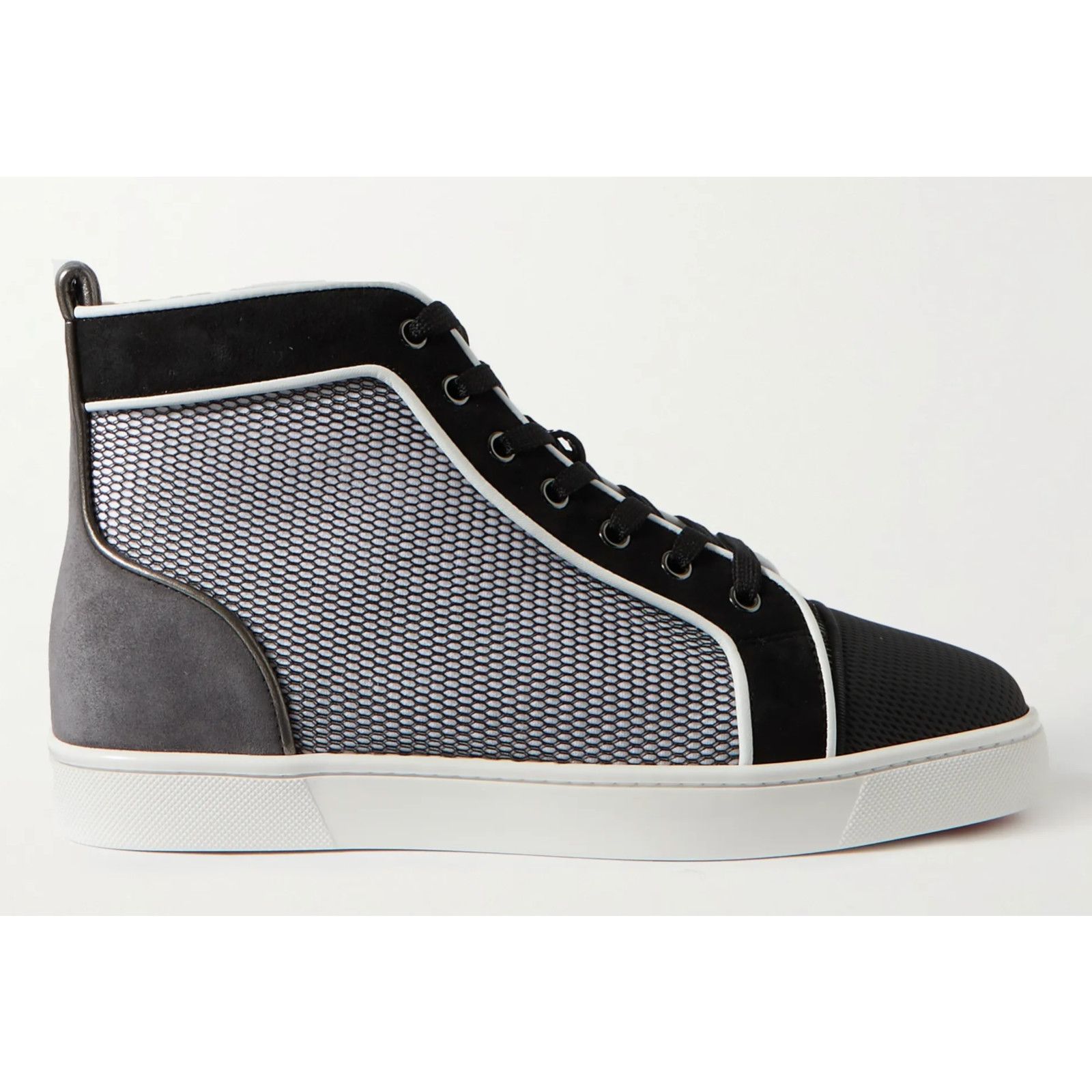 Christian Louboutin Christian Louboutin Louis Orlato Flat Black Grey White Size US 15 / EU 48 - 1 Thumbnail