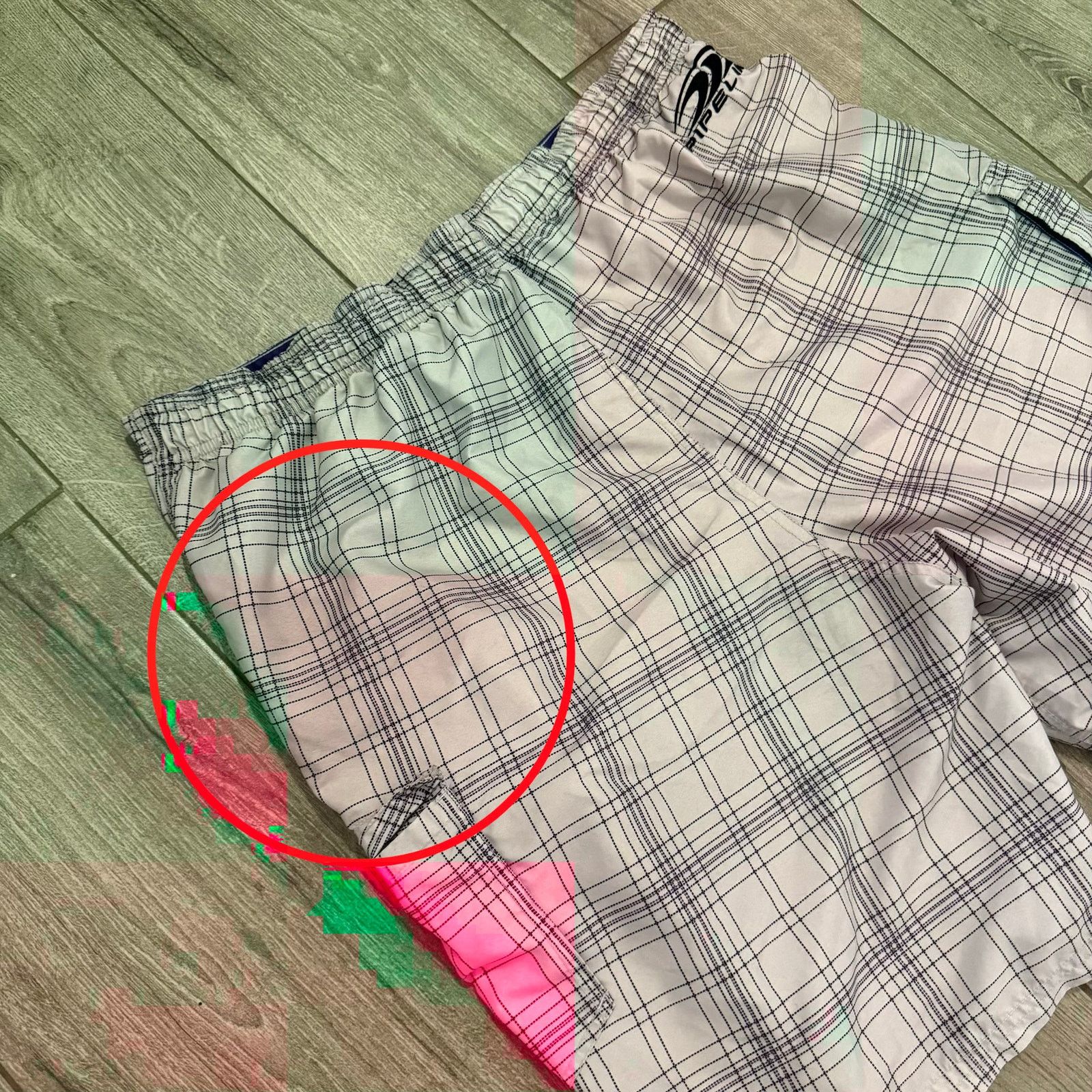 O'Neill O'Neill Pipeline Mens Plaid Cargo Elastic Waist, Minor Marks Size US 32 / EU 48 - 3 Thumbnail
