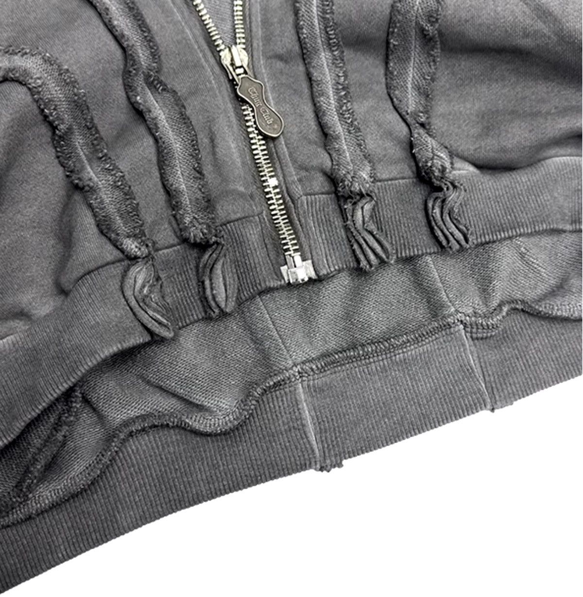 Designer Outdoor Streetwear Design Hole High Street Zipper Hoodie Size US L / EU 52-54 / 3 - 10 Thumbnail