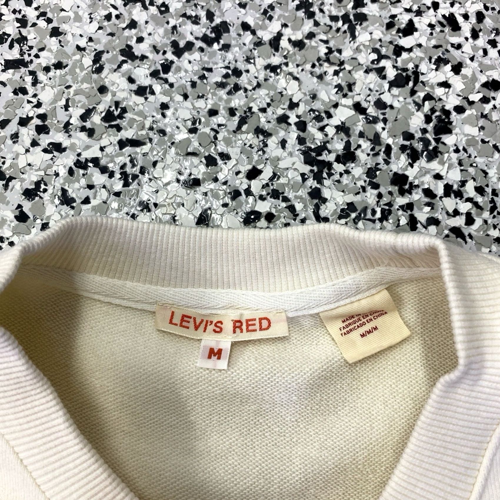 Levi's Levi's Sweatshirt Mens Medium Crew Neck Pullover Knit Logo Red Beige 90s Classic Running & Jogging Size US M / EU 48-50 / 2 - 2 Thumbnail