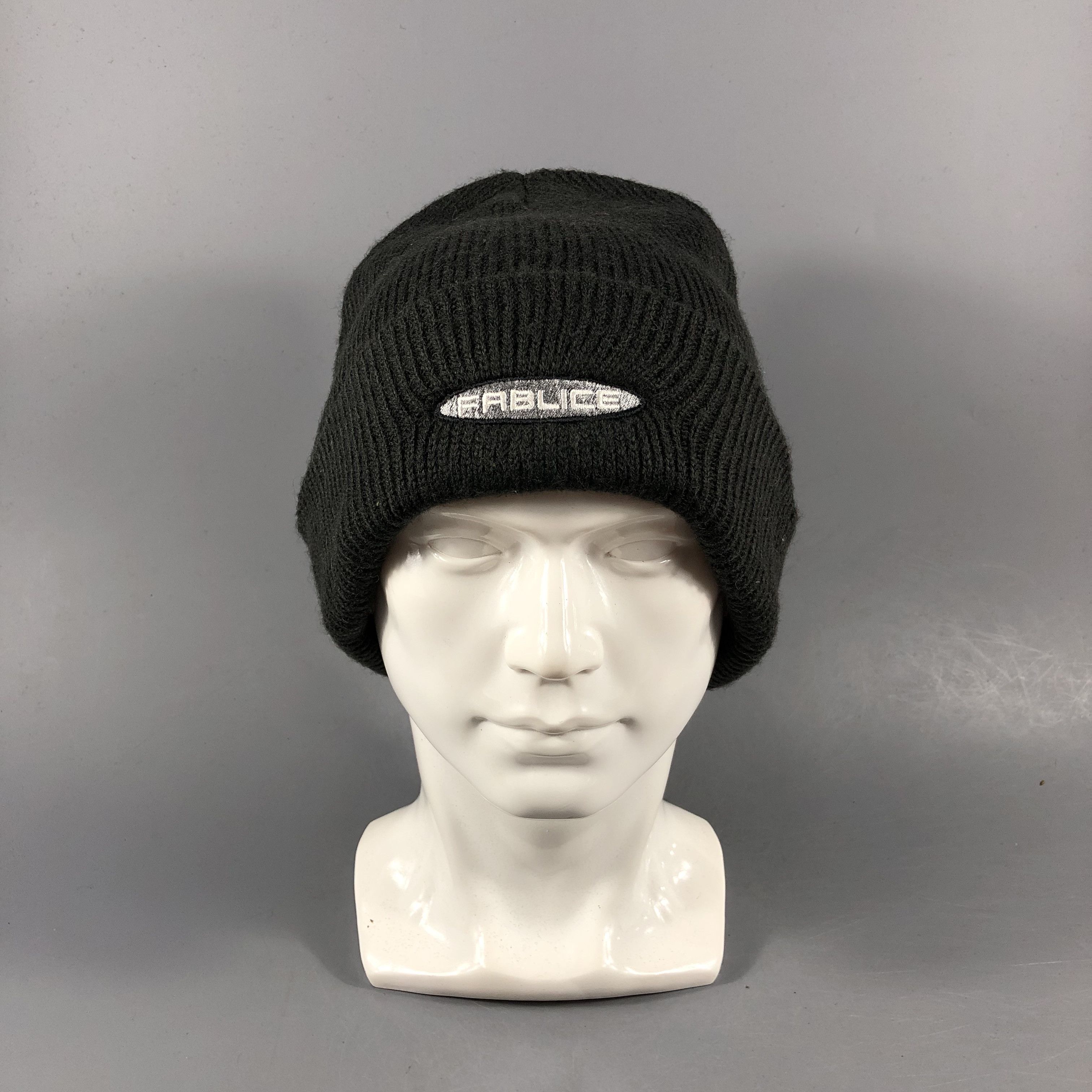 Vintage Fablice Japan Vintage Junior Wool Blend Beanie Black B957 Size ONE SIZE - 1 Thumbnail