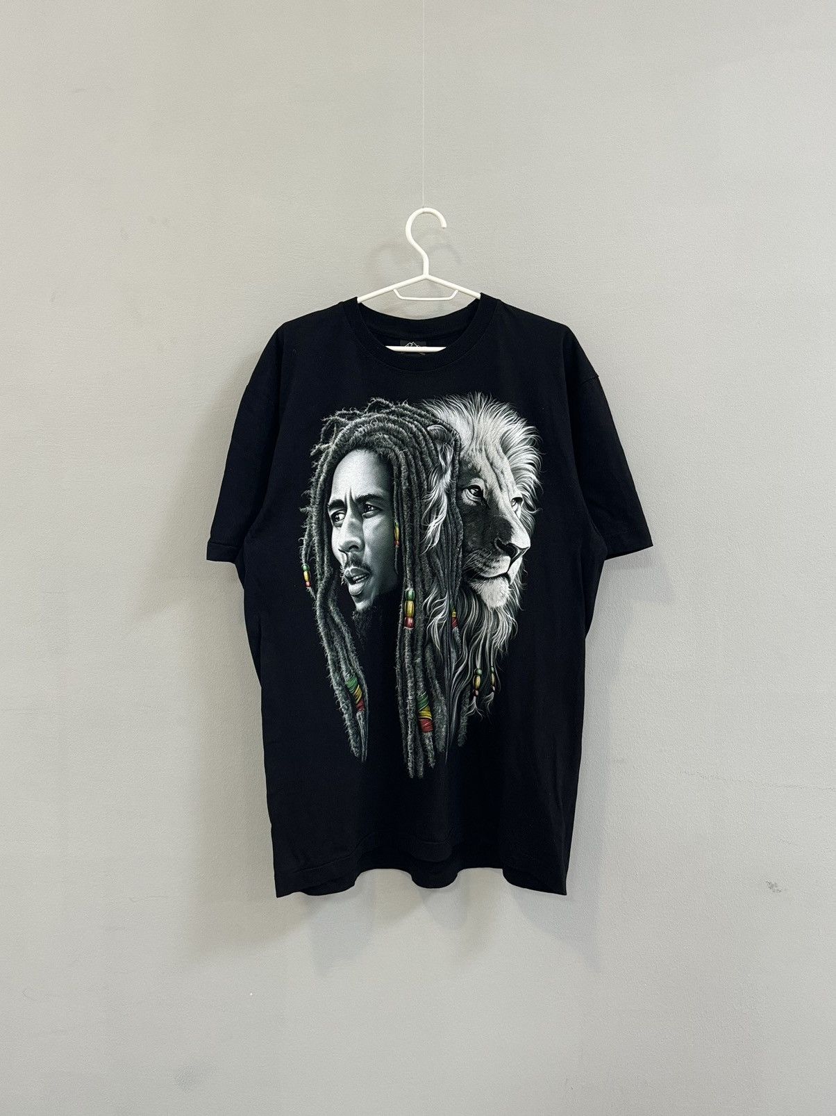 Band Tees × Bob Marley Vintage 2004 Bob Marley Lion Rasta Rap Tee Size US XL / EU 56 / 4 - 1 Thumbnail