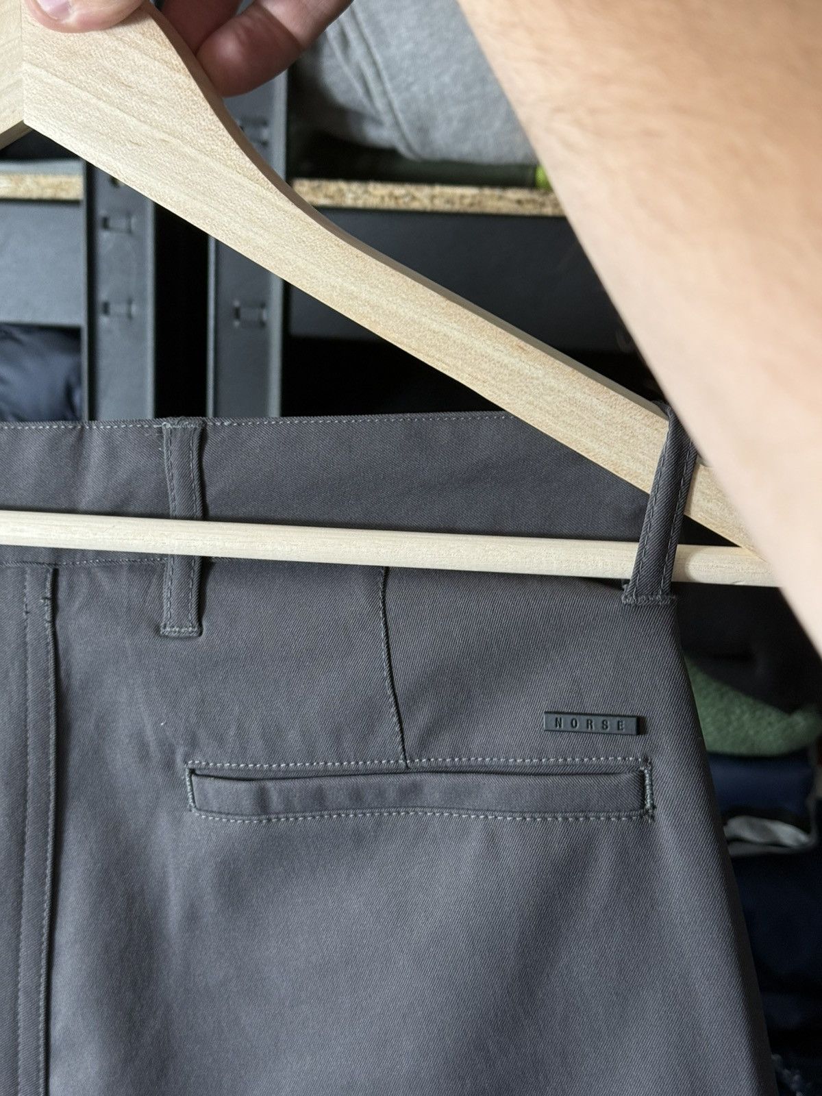 Norse Projects Norse Projects Technical Trousers Dark Grey Slim Fit Pants Size US 28 / EU 44 - 9 Thumbnail