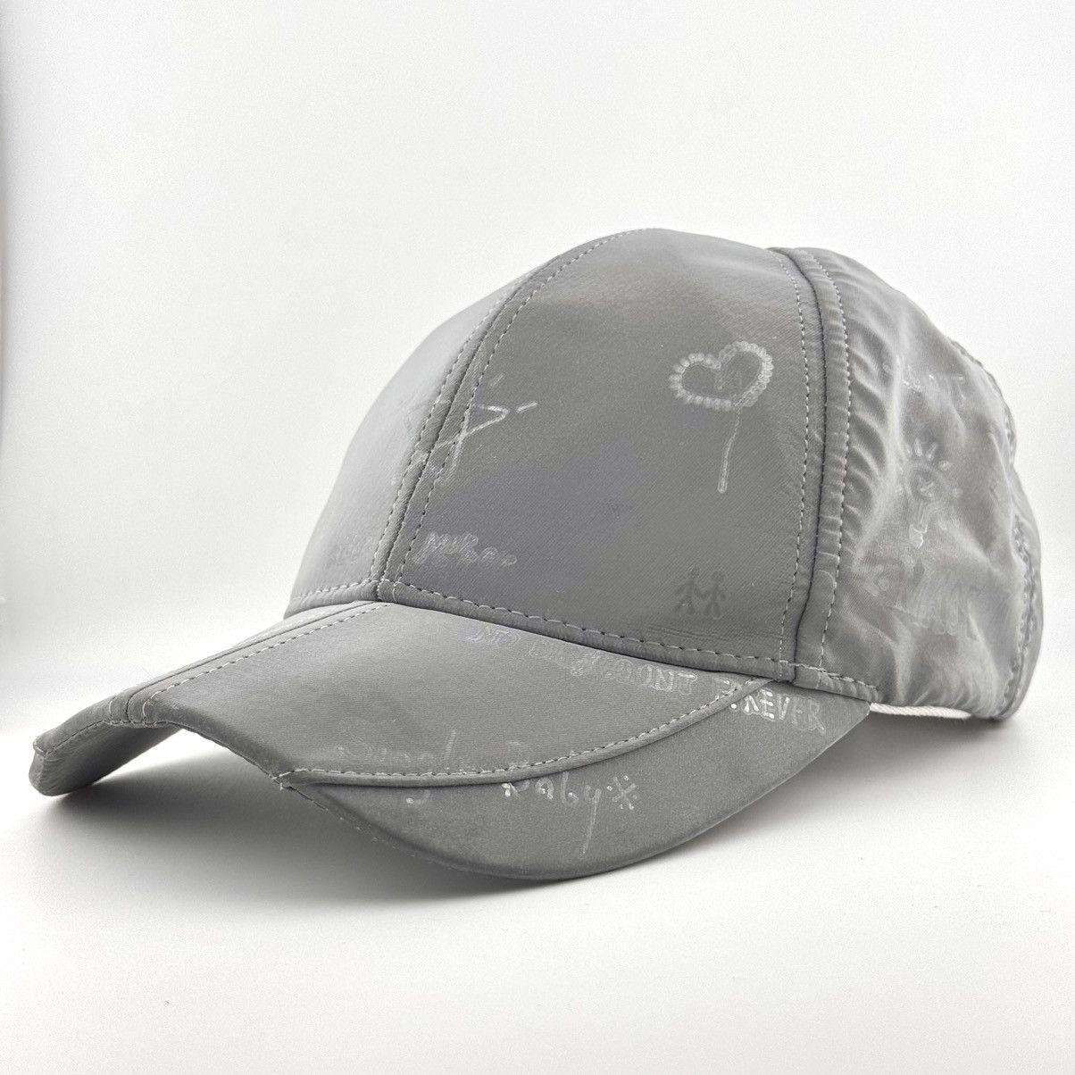 SMFK SMFK Reflective Silver All Over Graphic Sam & Frank Cap Size ONE SIZE - 5 Thumbnail