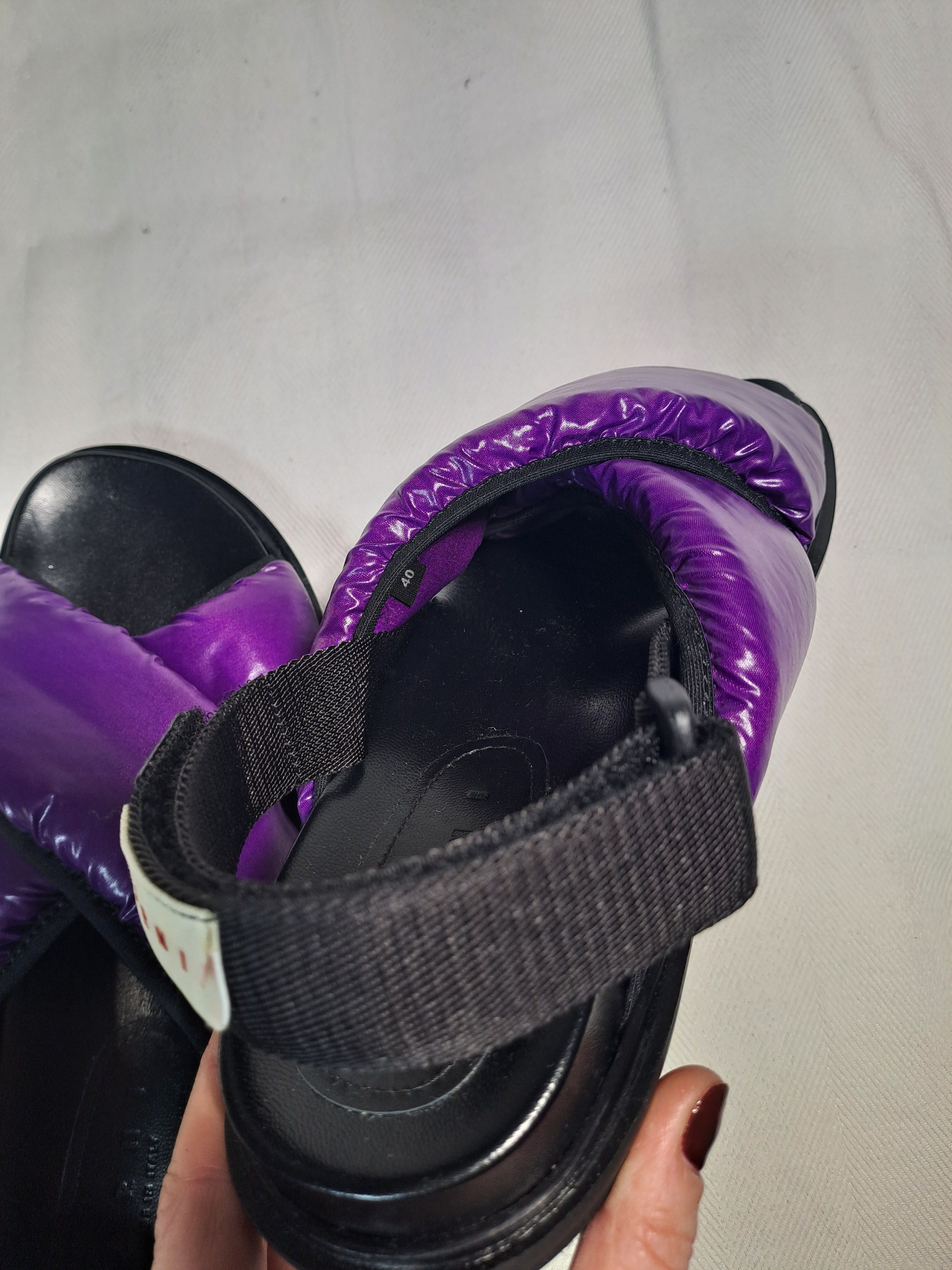 Marni Marni Fussbet sandals 40 IT puffy violet NEW Size US 10 / IT 40 - 12 Thumbnail