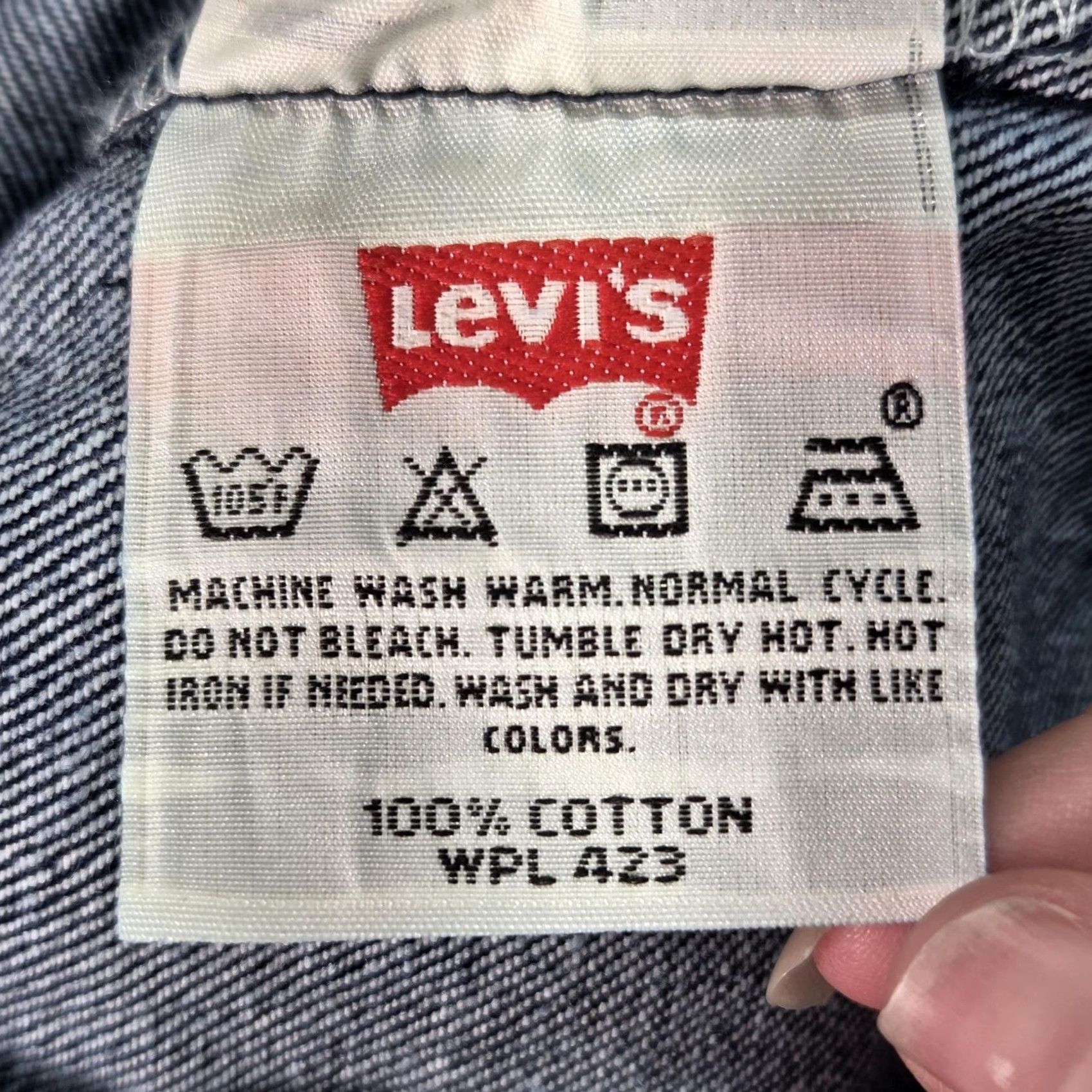 Levi's Levi's 501 Jeans Mens Indigo Blue New With Tags Deadstock 33x36 Denim Button Fly Straight Regular Fit Pockets Vintage: No Size US 33 - 6 Thumbnail
