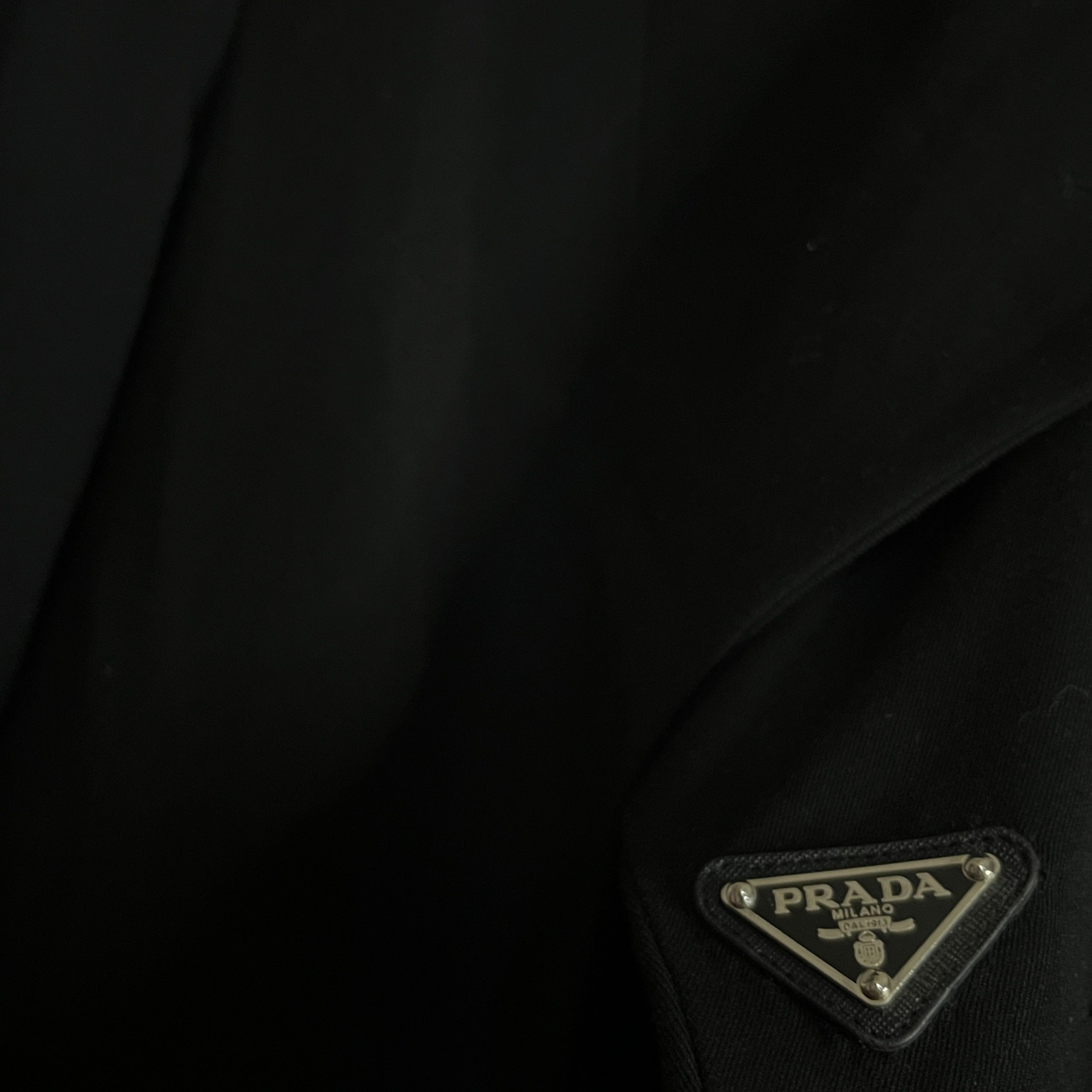 Prada Prada Milano Military Black Coat Size M / US 6-8 / IT 42-44 - 4 Thumbnail