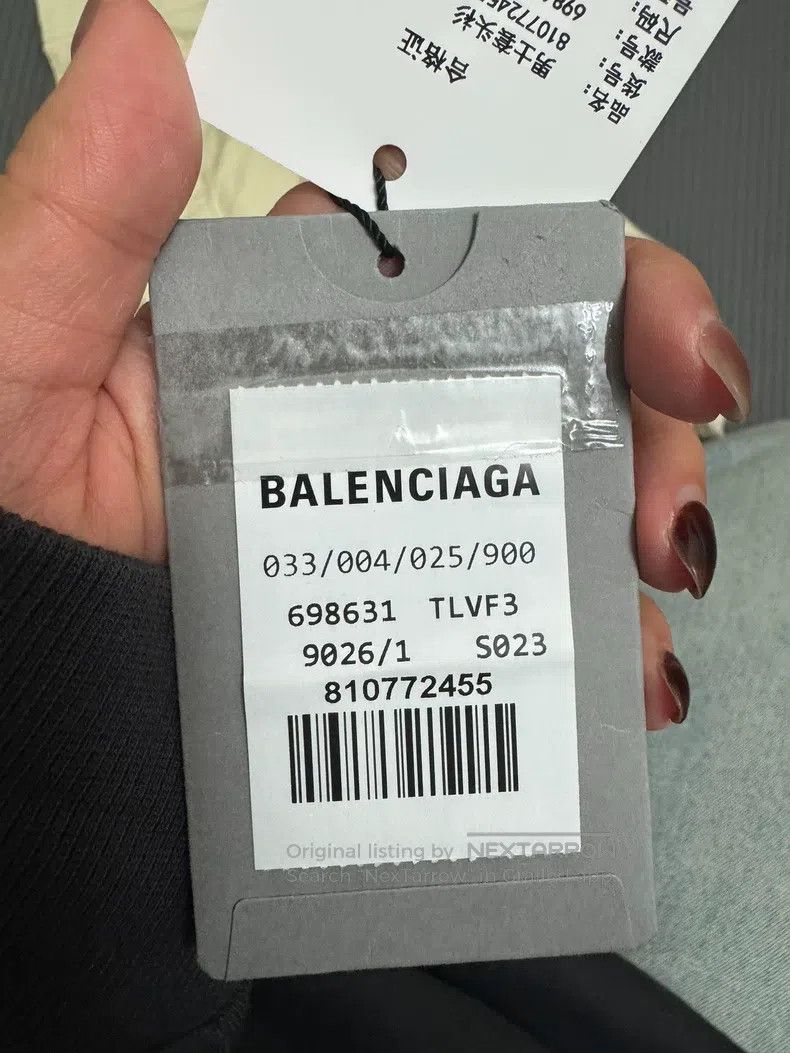 Balenciaga Balenciaga Light Yellow Two-Piece Long Sleeve T-Shirt Size US S / EU 44-46 / 1 - 5 Thumbnail