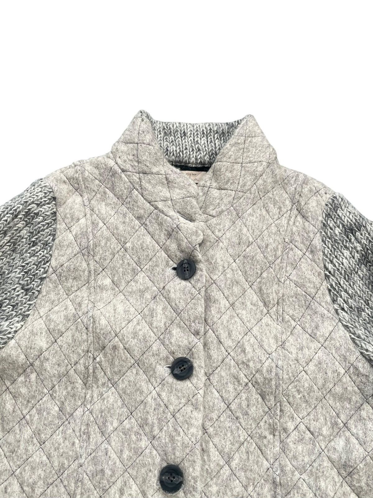 Japanese Brand Mind Form Acha Mohair Quilted Jacket Size S / US 4 / IT 40 - 5 Thumbnail