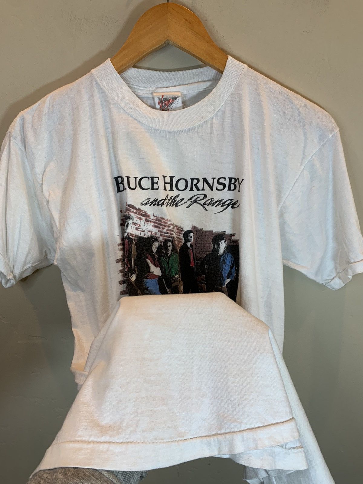Band Tees RARE* Vintage 80’s Bruce Hornsby Way It Is Tour Shirt Virgin Size US XL / EU 56 / 4 - 6 Thumbnail