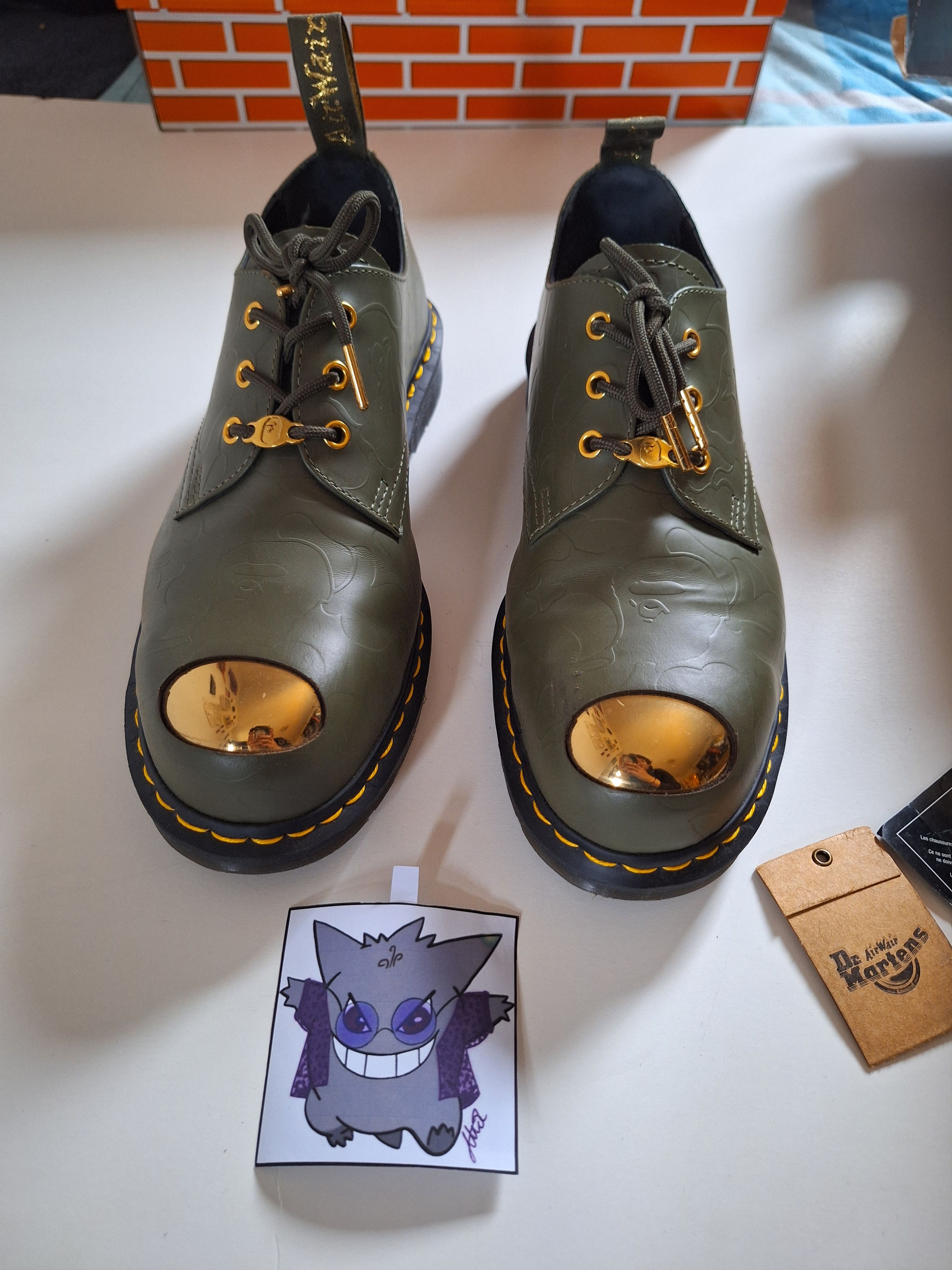 Bape × Dr. Dre 1461 bape smooth emboss Size US 9 / EU 42 - 1 Thumbnail