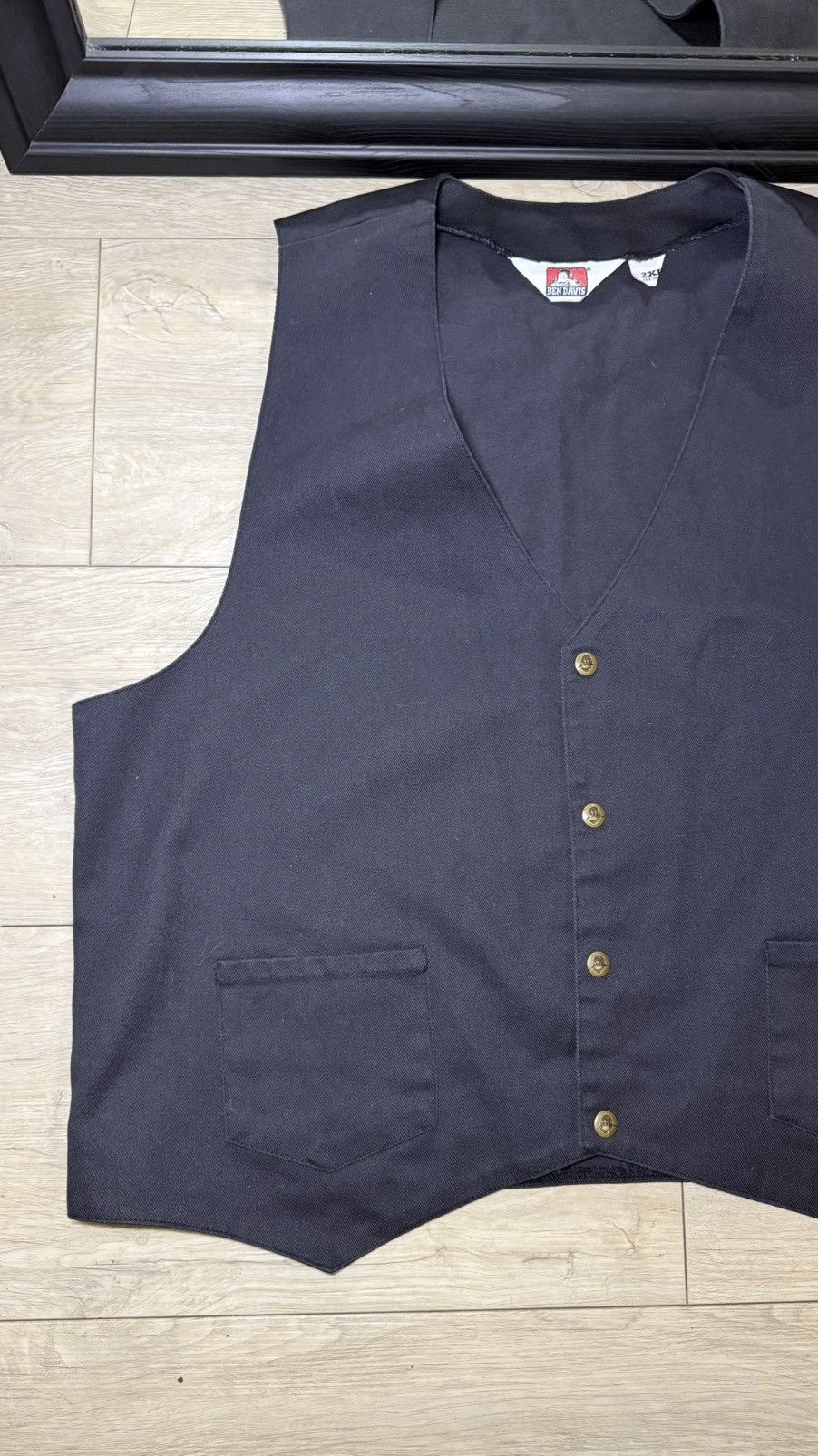 Ben Davis Vintage / Y2K Ben Davis Workwear Vest Snap Work Size US XL / EU 56 / 4 - 3 Thumbnail