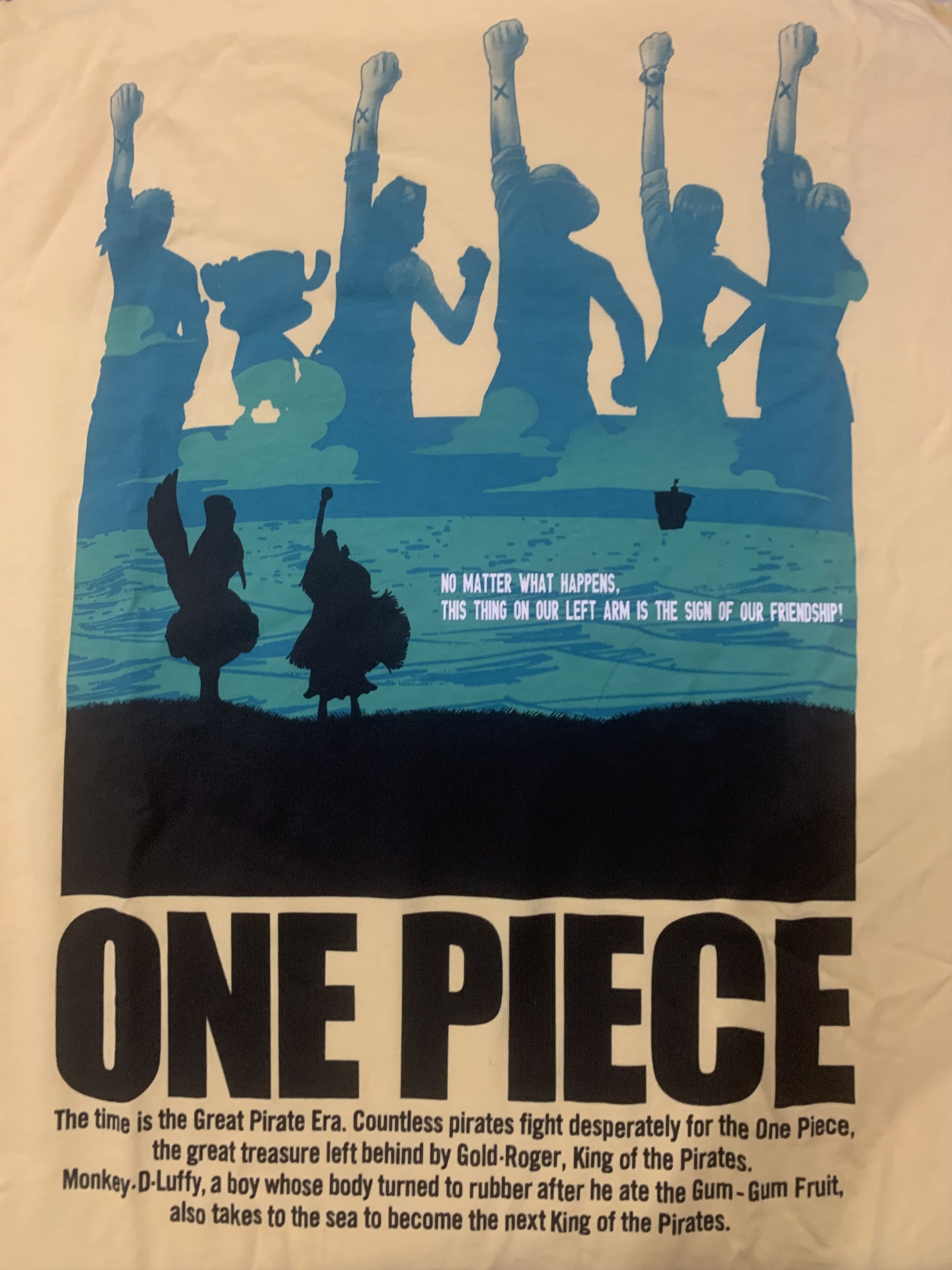 One Piece UNIQLO x ONE PIECE tshirt Size US XL / EU 56 / 4 - 2 Thumbnail