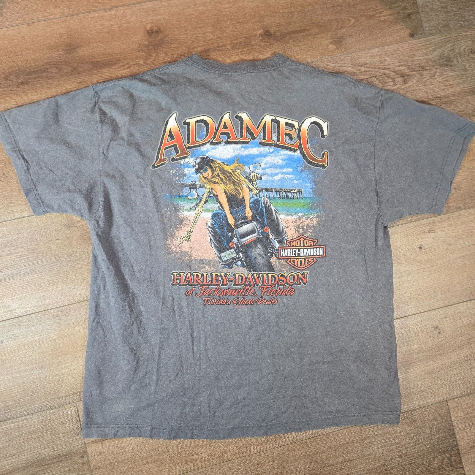 Harley Davidson Harley-Davidson FL T-Shirt Men’s XL Biker Skeleton Size US XL / EU 56 / 4 - 1 Thumbnail