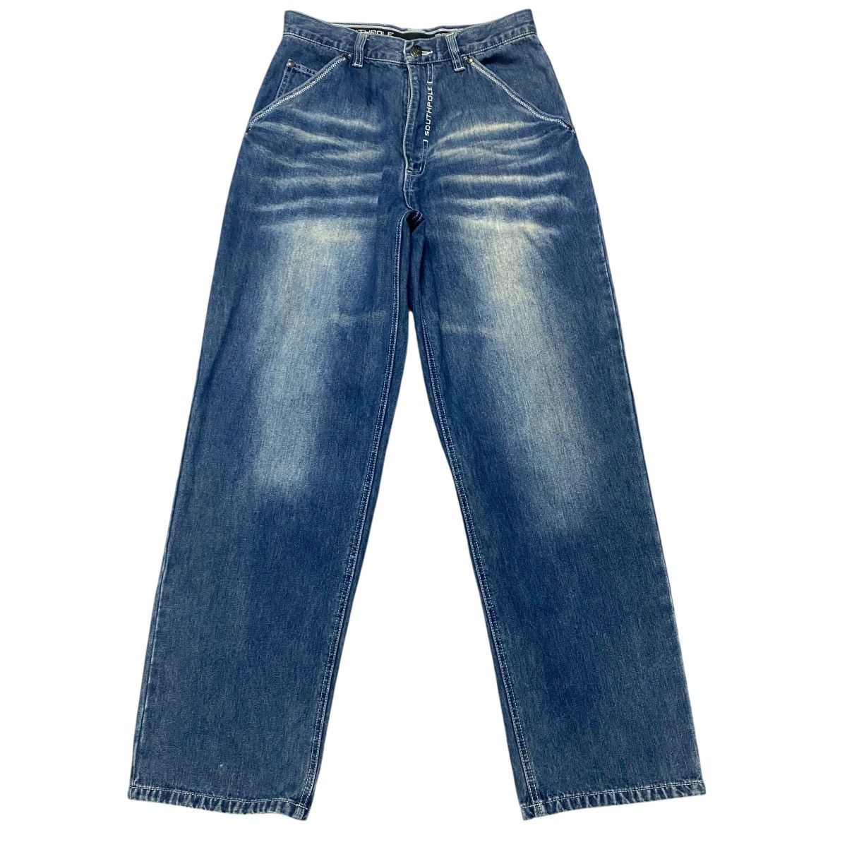 Southpole Vintage Southpole Denim Baggy Pants Size US 29 - 2 Thumbnail