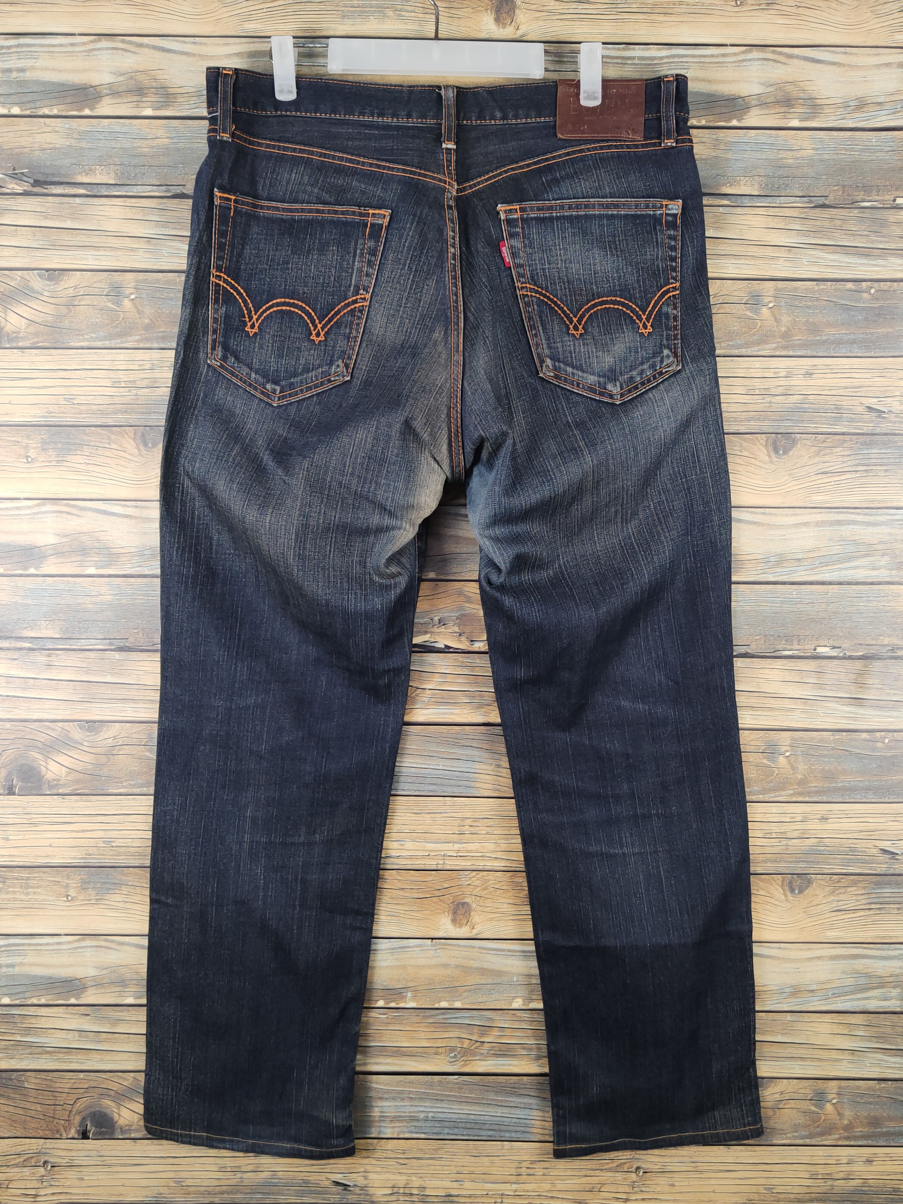 Edwin Edwin vintage Black Distressed Ripped denim Jeans #W1379 Size US 34 / EU 50 - 8 Thumbnail
