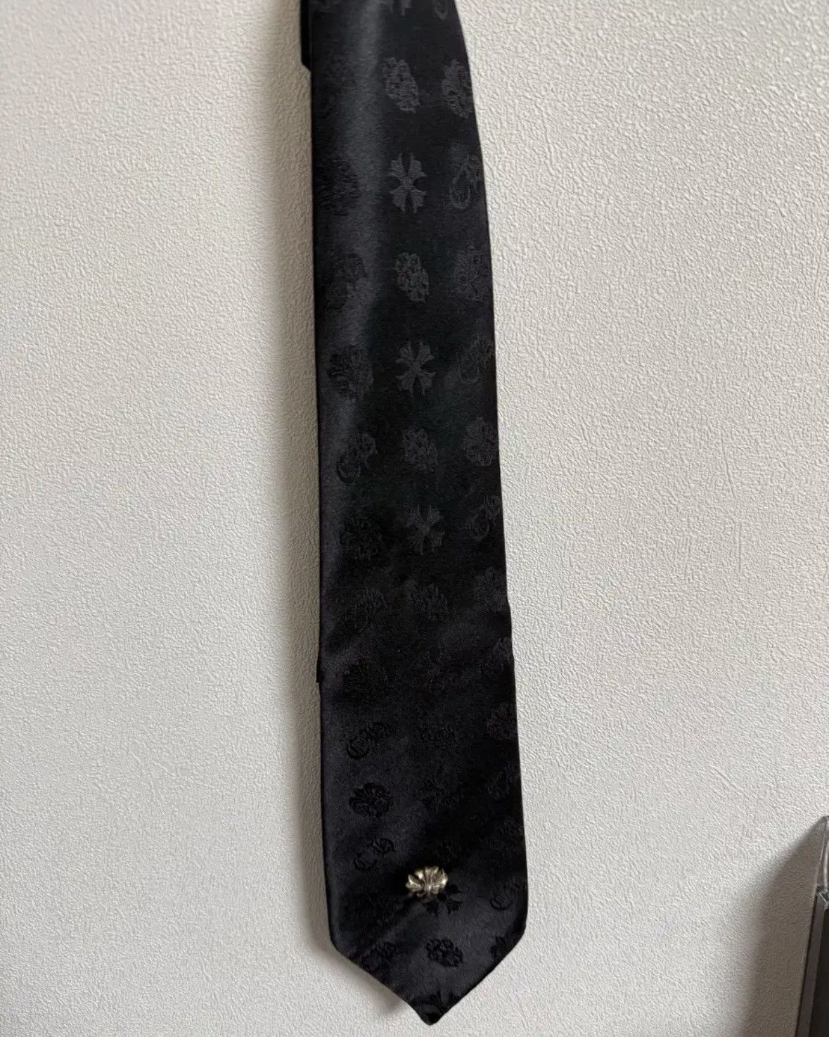 Chrome Hearts Chrome Hearts Monogram Cross Necktie Size ONE SIZE - 1 Thumbnail