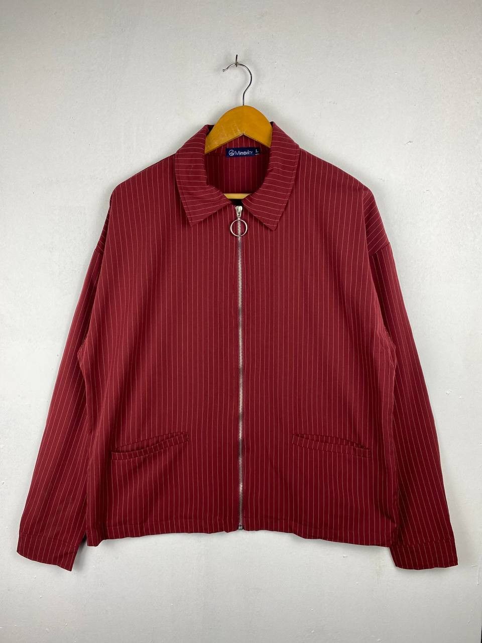 Japanese Brand minority japanese brand striped jacket nice design Size US L / EU 52-54 / 3 - 1 Thumbnail