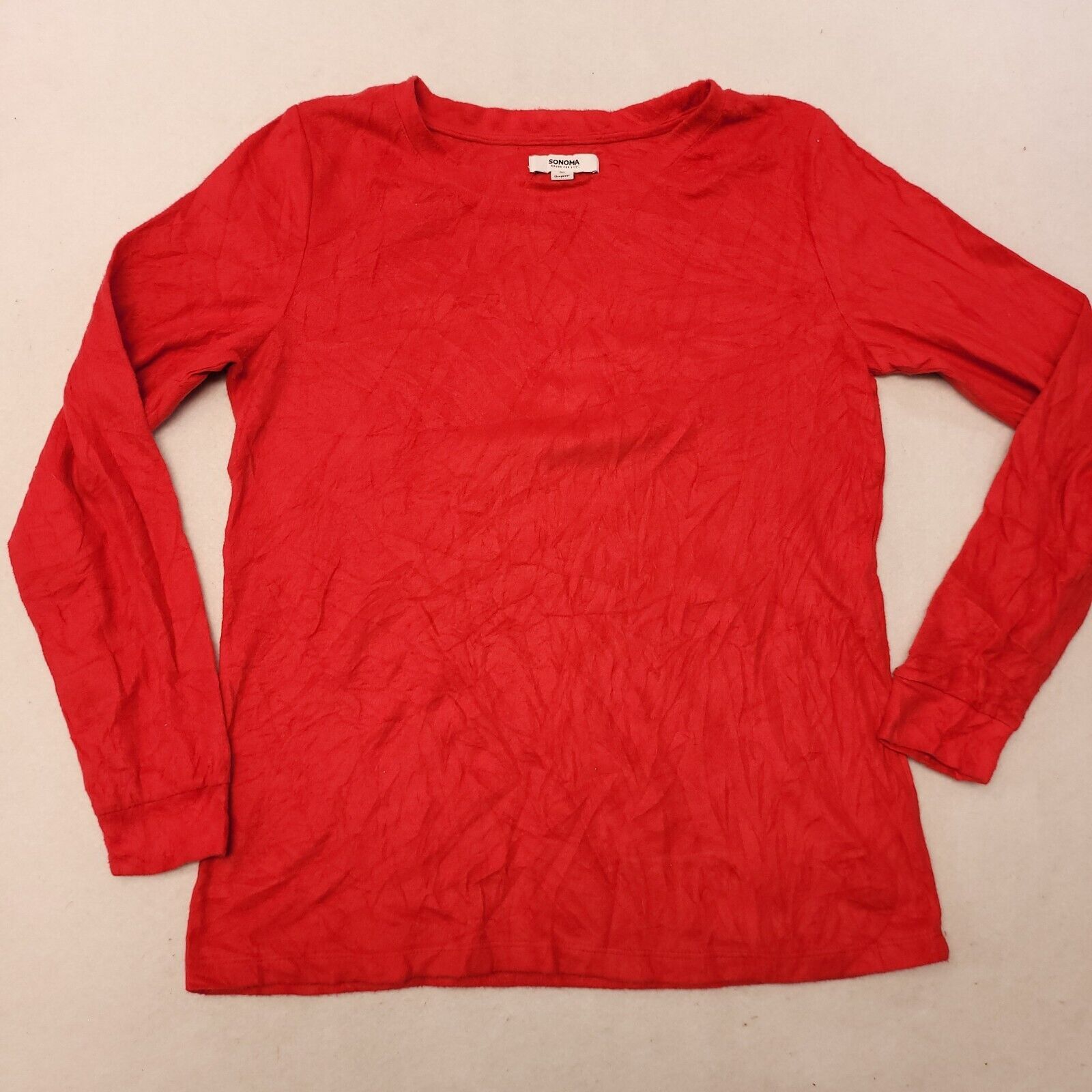 Sonoma Sonoma Sleepwear Casual Pajama Shirt Womens Size Medium Red Size ONE SIZE - 2 Thumbnail