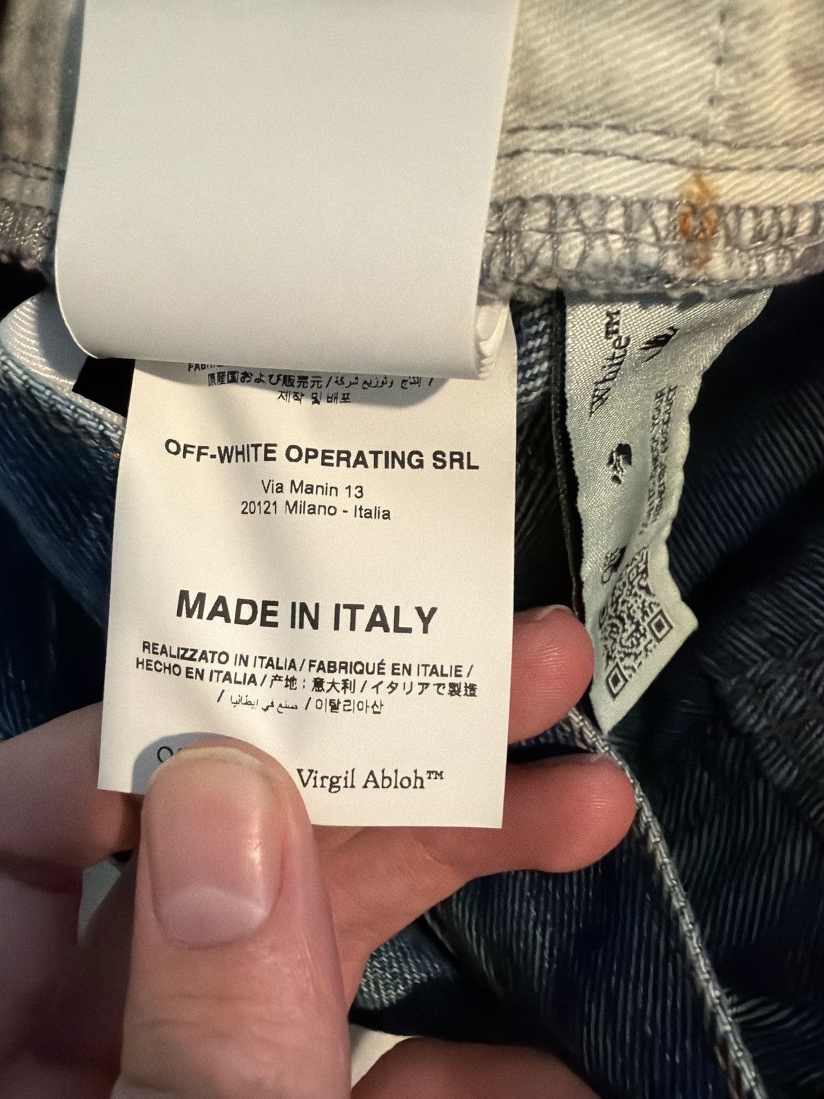 Off-White OFF-White “DENIM PROGRAM” Jeans Size US 28 / EU 44 - 7 Thumbnail