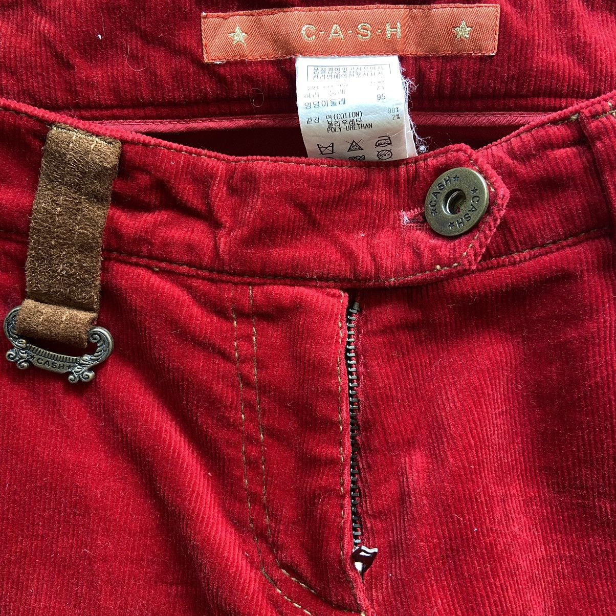Japanese Brand Japanese-CASH Corduroy Studded Flare Pants Size US 29 - 6 Thumbnail