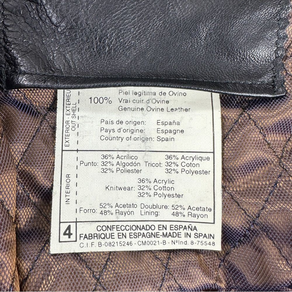 Other Howie & Son RARE VTG Men's Size Medium Genuine Ovine Black Size US M / EU 48-50 / 2 - 3 Thumbnail