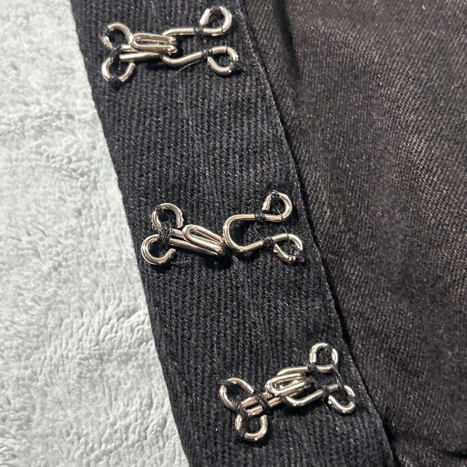 Blackhawk! Y2k 2000s Metal Hook Studs Jeans Ws 9 Skater Grunge Gothic Size 30" / US 8 / IT 44 - 10 Thumbnail