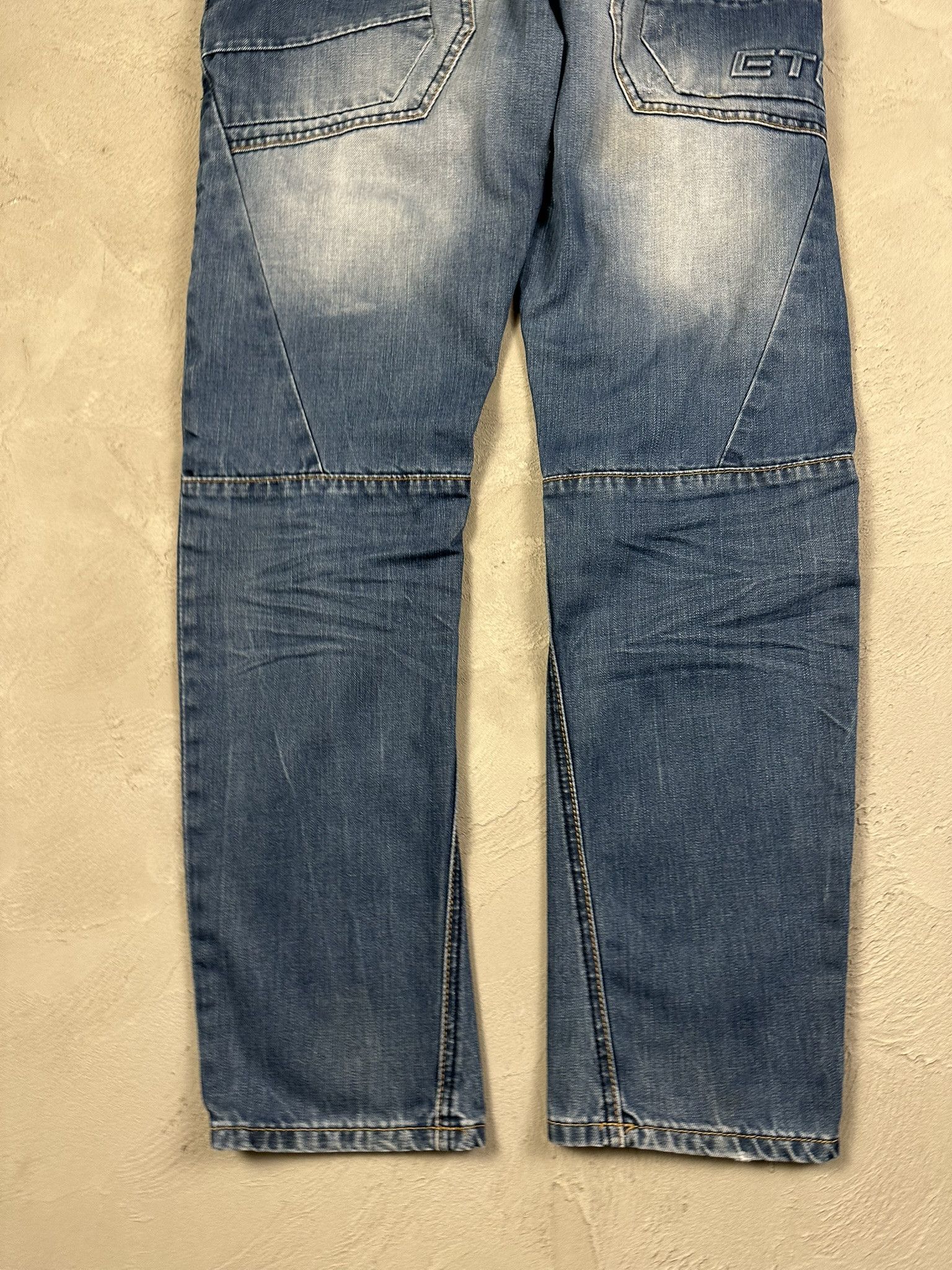 Japanese Brand Vintage Y2k Eto Japanese Faded Straight Jeans Pants Size US 32 / EU 48 - 8 Thumbnail