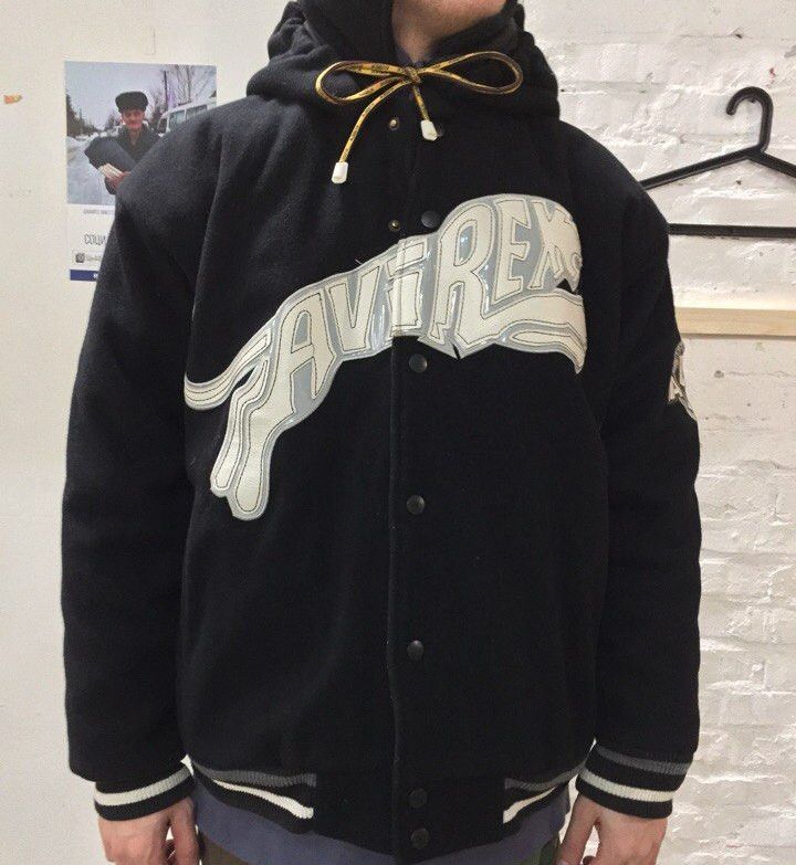 Avirex AVIREX jacket, black, vintage coat, 90s old school size XL Size US XL / EU 56 / 4 - 4 Thumbnail
