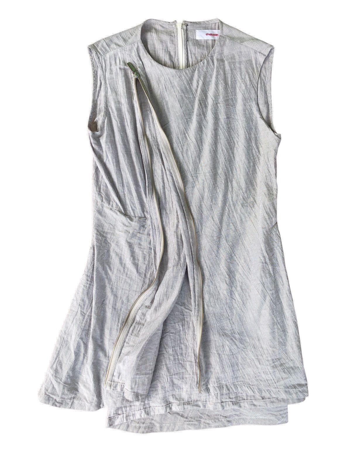 Chalayan by Hussein Chalayan Deconstructed Zipper Dress 2014