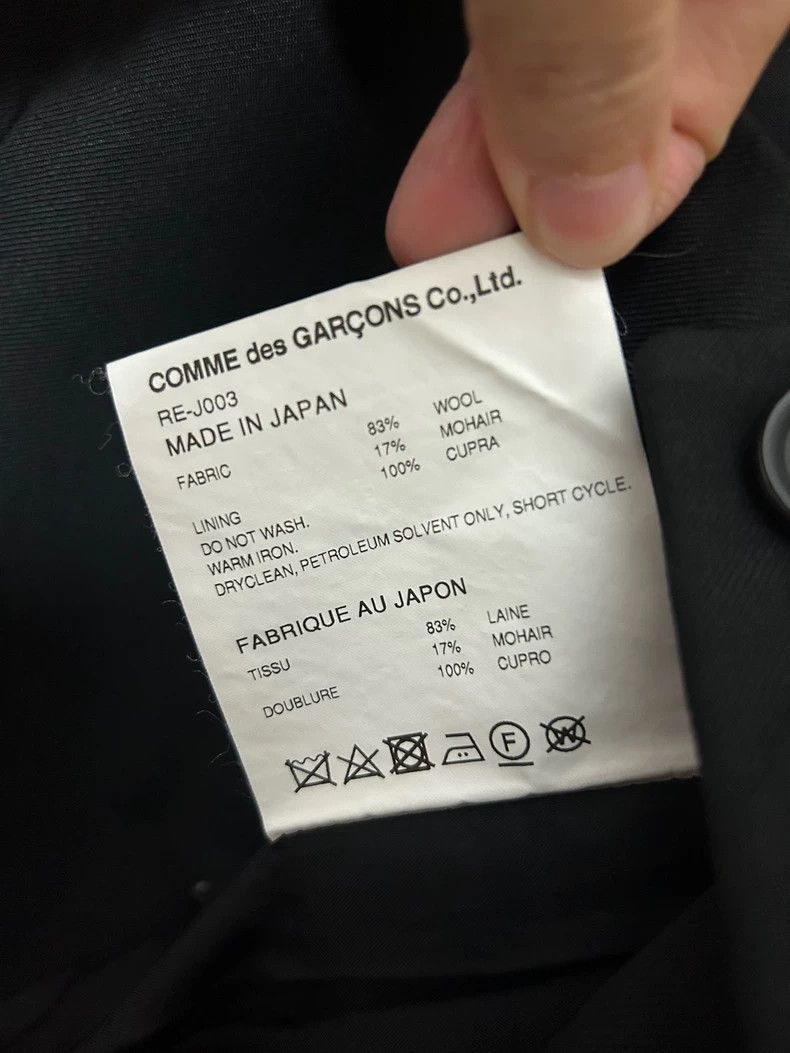 Comme Des Garcons Suit Wool Square Neck Sleeveless Waistco