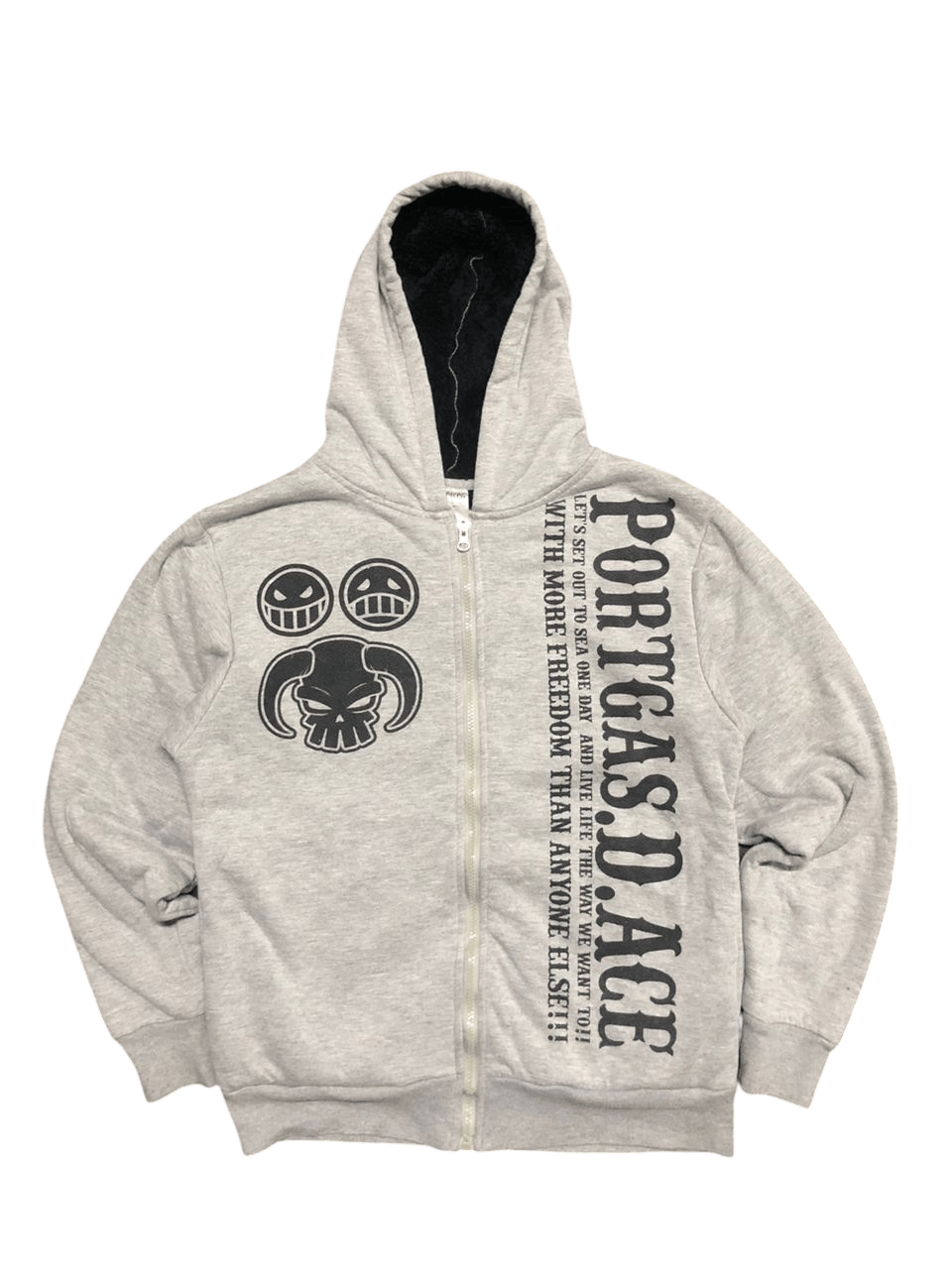 One Piece One Piece Over Print Hoodie Zipper Sherpa Lining Size US M / EU 48-50 / 2 - 2 Thumbnail