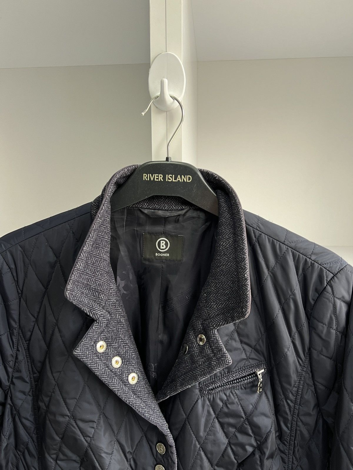 Bogner × Designer × Vintage Vintage Bogner Women’s luxury navy designer jacket Size XL / US 12-14 / IT 48-50 - 5 Thumbnail