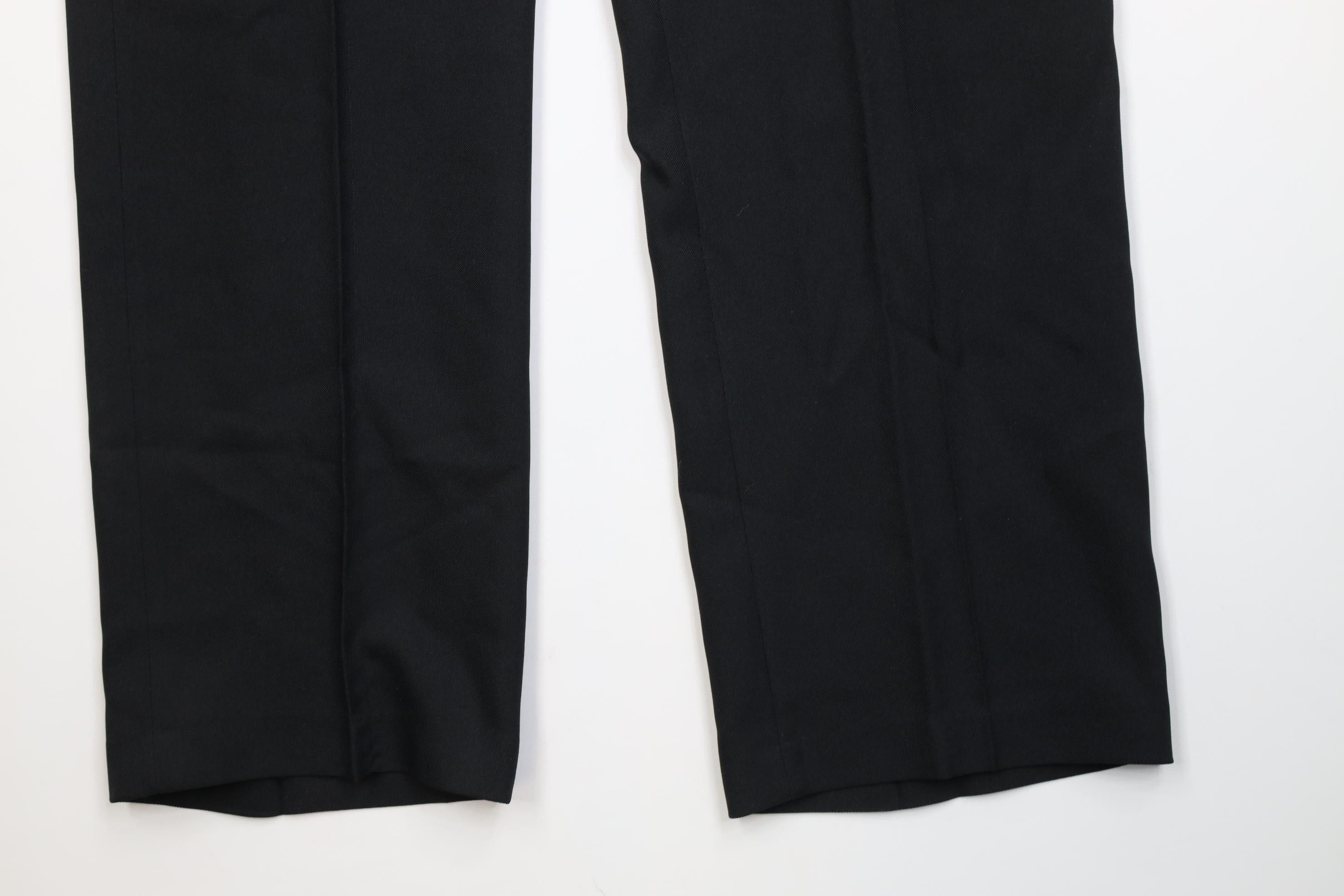 Vintage Vintage 70s Streetwear Flared Wide Leg Chino Pants Black USA Size US 36 / EU 52 - 4 Thumbnail