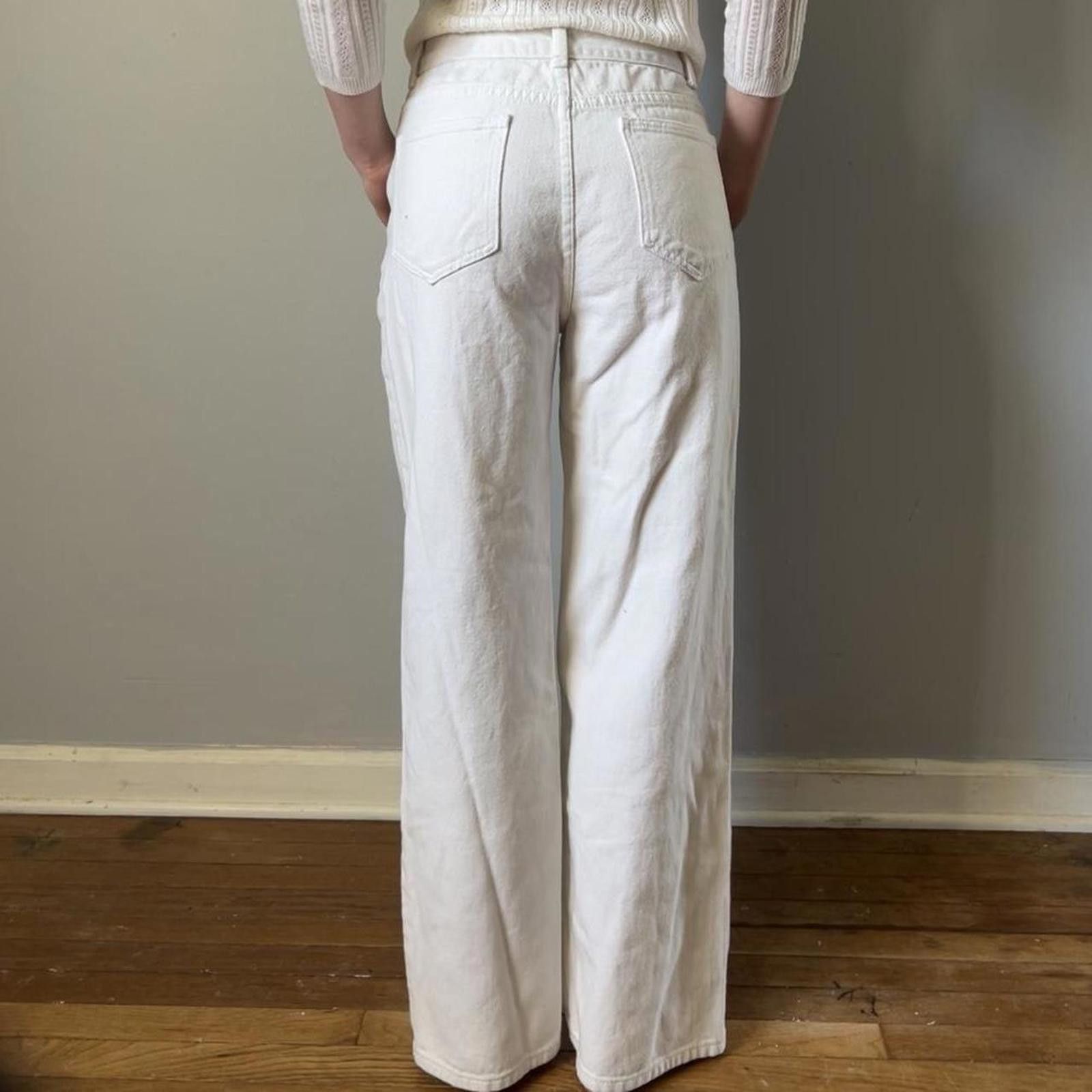 Other High-waisted white classic jeans Size 27" / US 4 / IT 40 - 5 Thumbnail