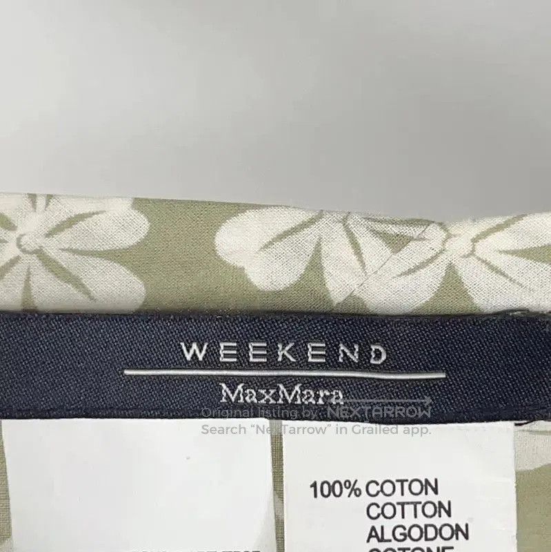 Max Mara MaxMara Light Green Cotton Women's Shirt . Size S / US 4 / IT 40 - 3 Thumbnail