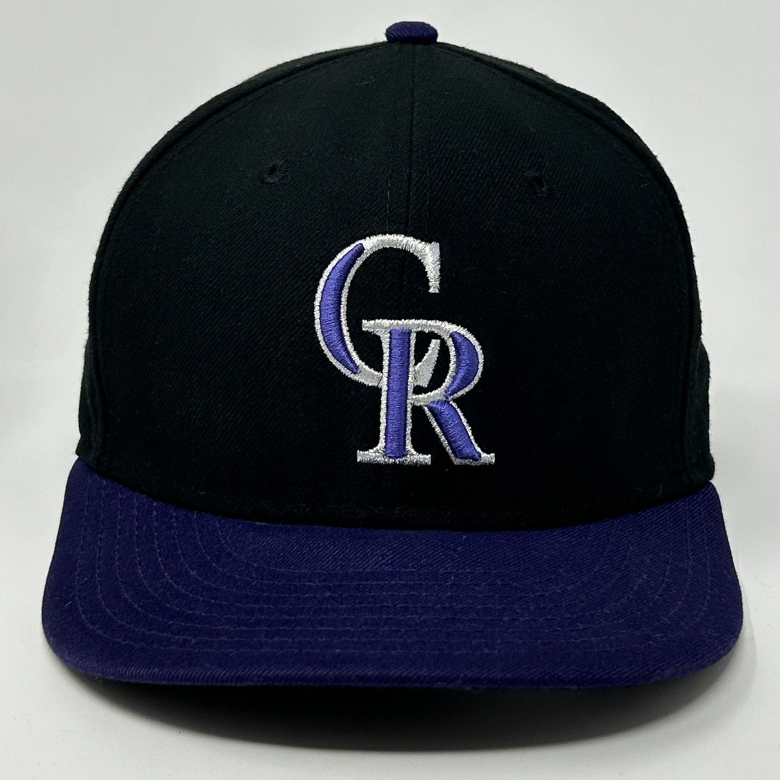 New Era Colorado Rockies Hat Baseball Cap New Era Black 7 3/8 Size ONE SIZE - 1 Thumbnail