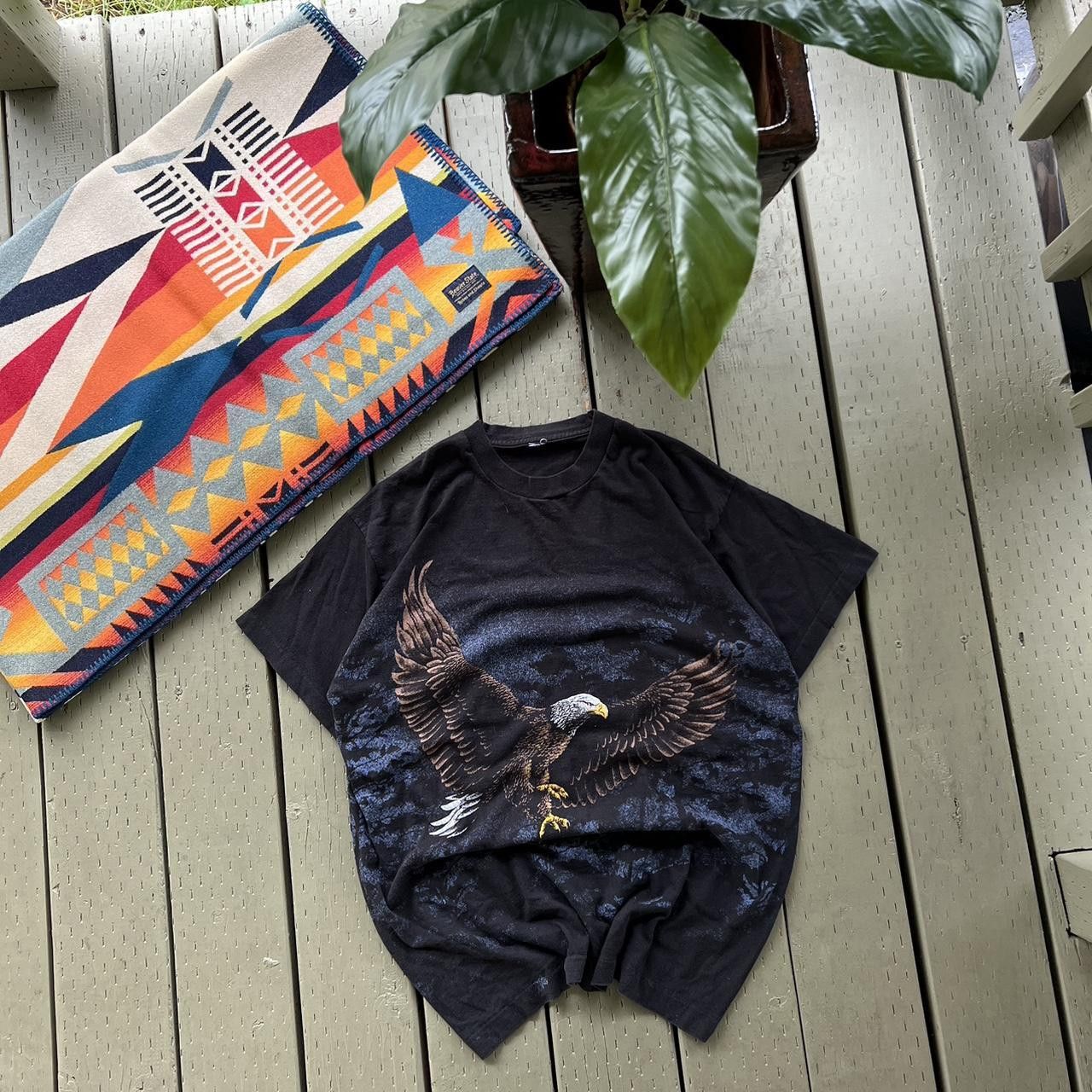 Vintage Vintage shirt Bald Eagle tee1990s Size US XL / EU 56 / 4 - 1 Thumbnail