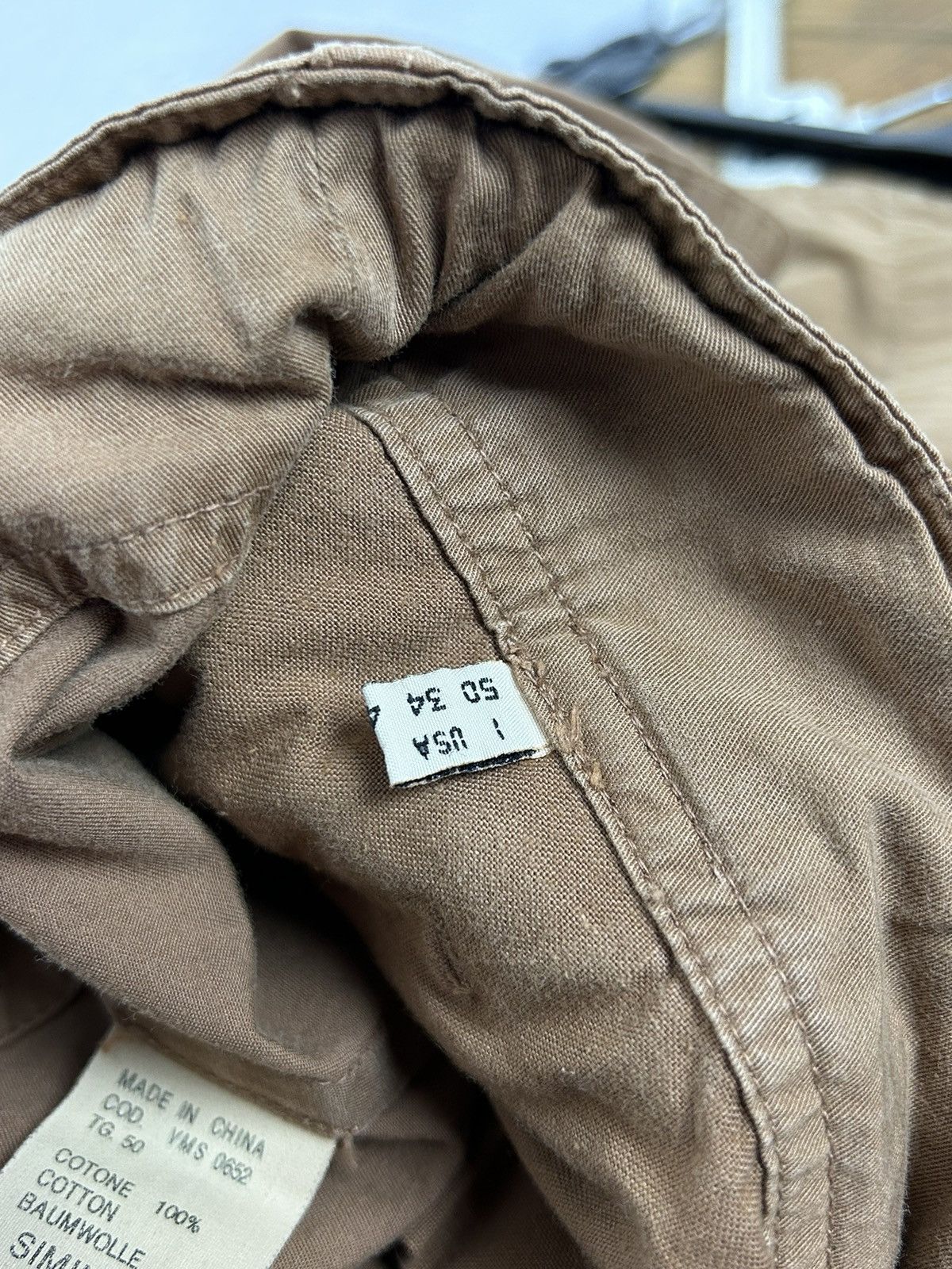 Moschino 90s Vintage Love Moschino Peace Against War Shorts Brown Size US 34 / EU 50 - 11 Thumbnail