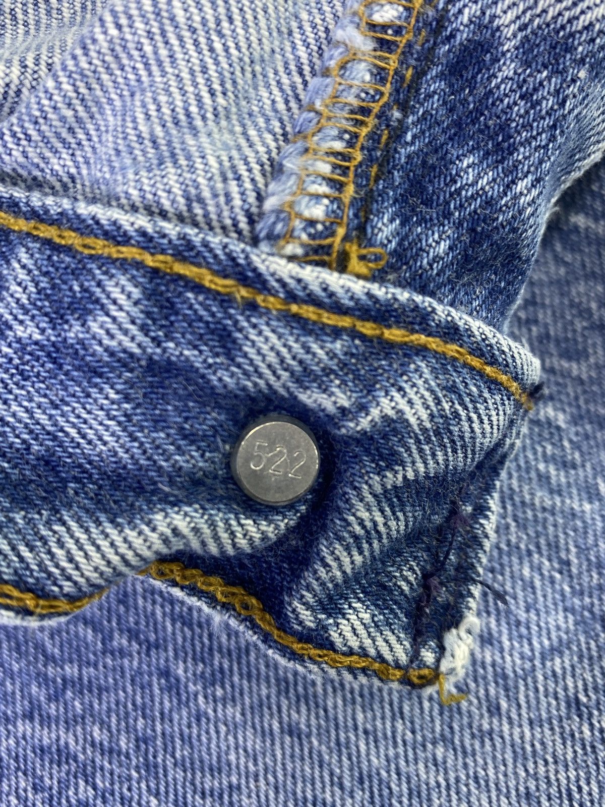 Jean × Levi's × Vintage Vintage Levis 501 Jeans Blue Wash - J918 Size US 33 - 6 Thumbnail