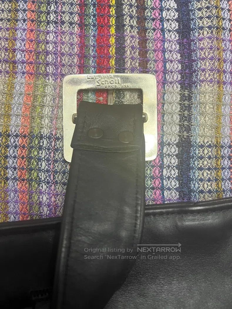 Schott Schott Classic diagonal zipper coffee rider motorcycle jac Size US XXL / EU 58 / 5 - 4 Thumbnail