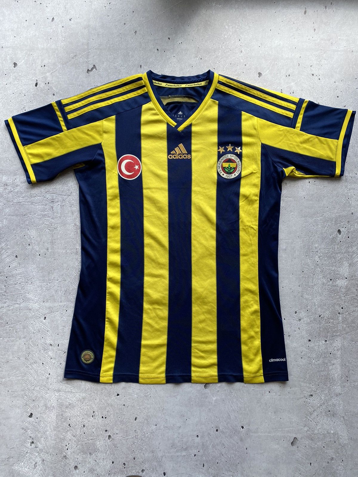 Adidas × Vintage Vintage Adidas Fenerbahce Yakup Yesilyurt 2014 Soccer Jersey Size US M / EU 48-50 / 2 - 2 Thumbnail