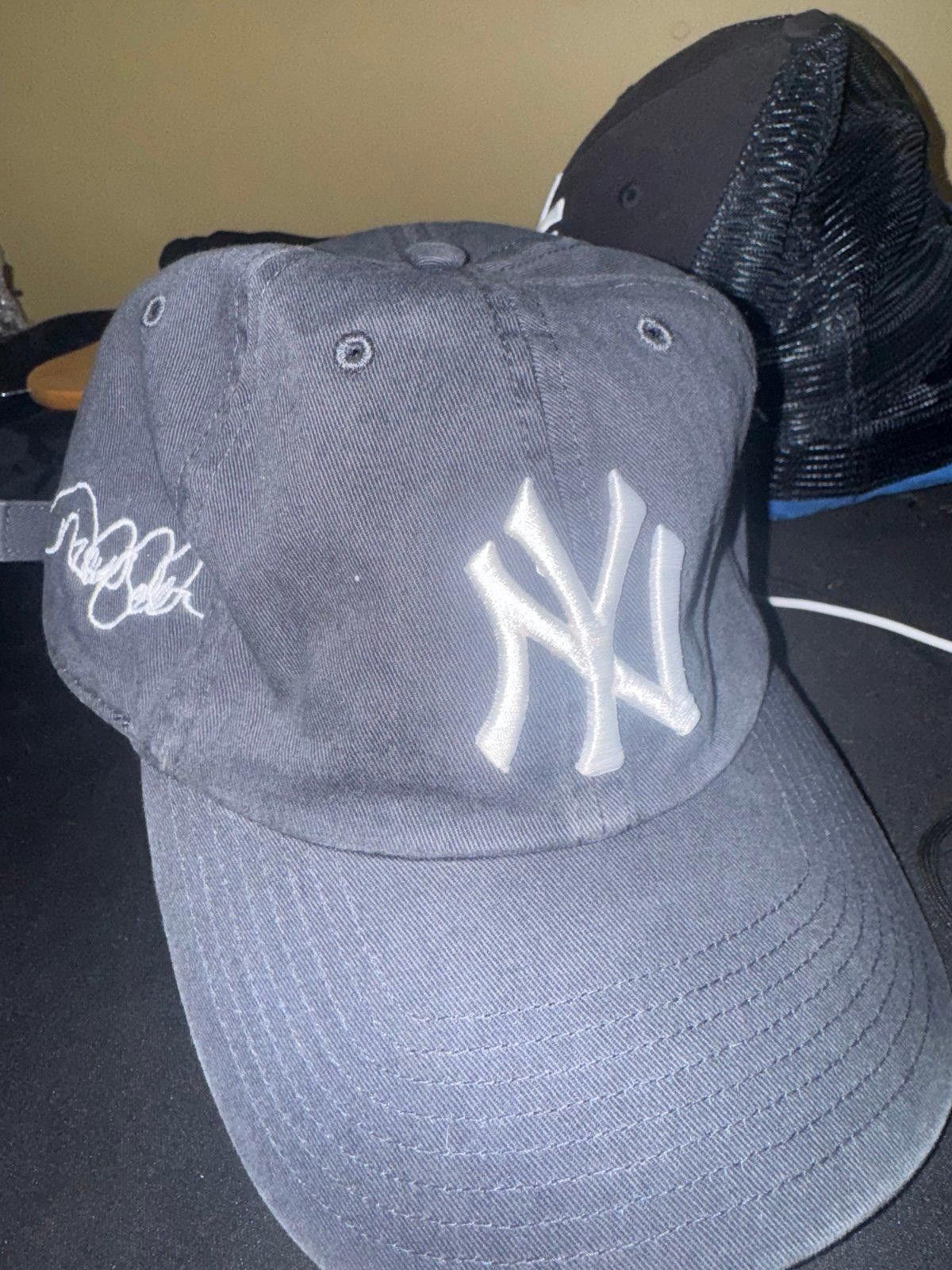 New Era MLB New York Yankees Strapback Script Spellout Hat 47 Brand Size ONE SIZE - 3 Thumbnail