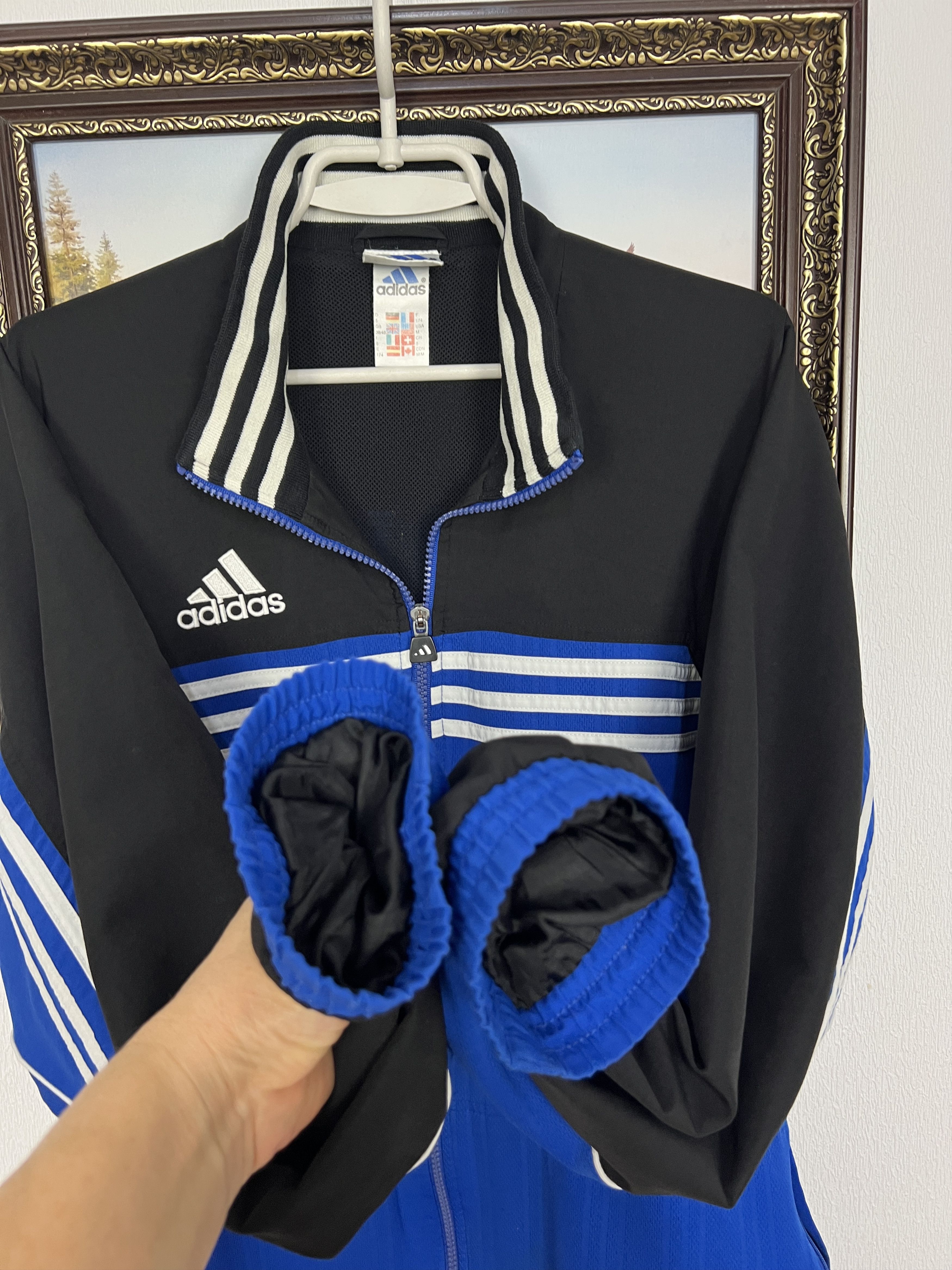 Adidas FC Schalke 04 Football Template Jacket Soccer Track Top Size US M / EU 48-50 / 2 - 5 Thumbnail