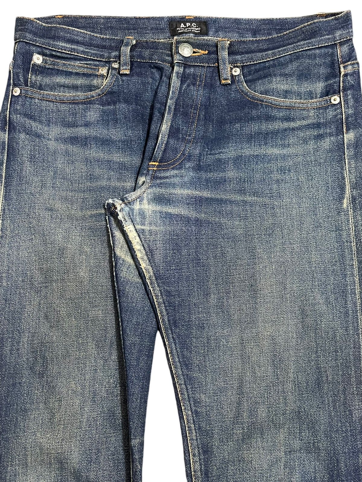 A.P.C. Vintage A.P.C Petit Selvedge Blue Wash Jeans Droit Etroit Size US 32 / EU 48 - 5 Thumbnail