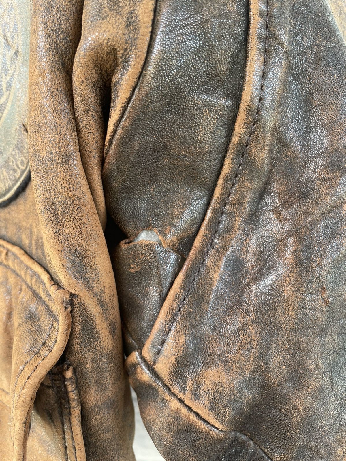 Japanese Brand × Vintage Aviation LTD A-2 Brown Flight Leather Jacket Size US XS / EU 42 / 0 - 5 Thumbnail