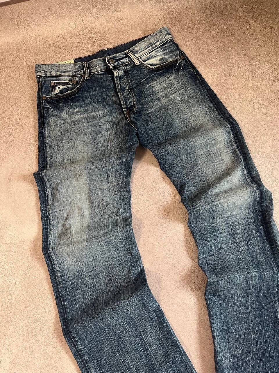 Hysteric Glamour × If Six Was Nine Dirty pants Faded Crash denim thrashed y2k distressed jeans Size US 32 / EU 48 - 3 Thumbnail