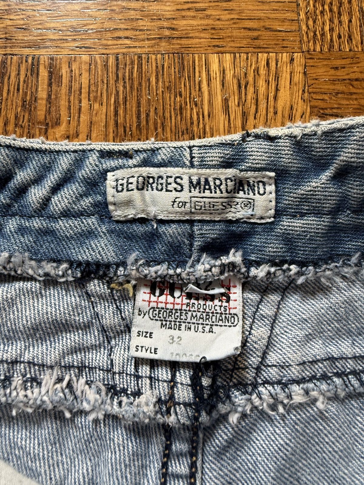 Guess Vintage Guess Georges Marciano Denim Jeans Size US 27 - 3 Thumbnail