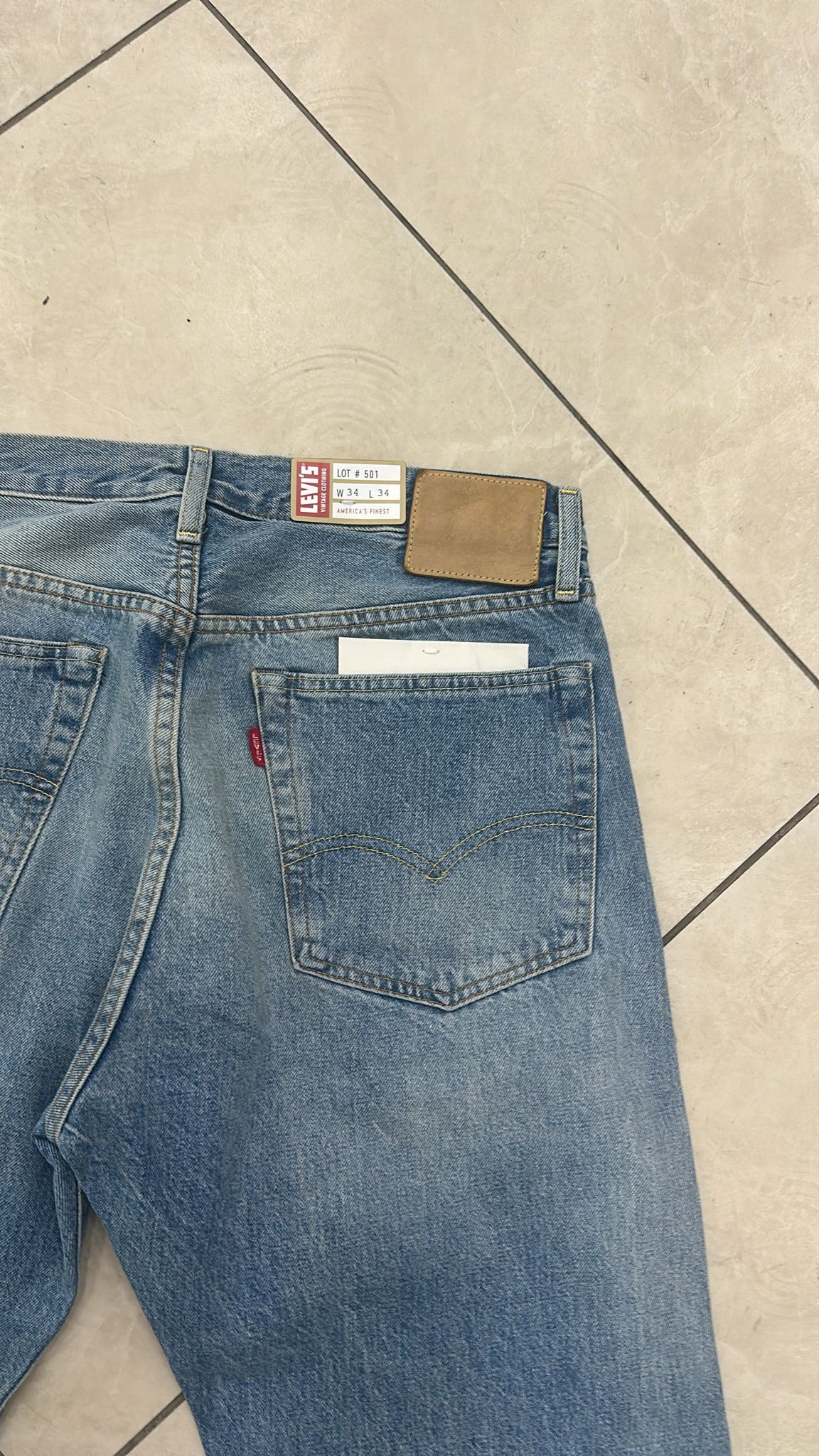Levi's Vintage Clothing LVC Levi's Vintage Clothing 1954 501XX BigE Selvedge Jeans Size US 34 / EU 50 - 6 Thumbnail