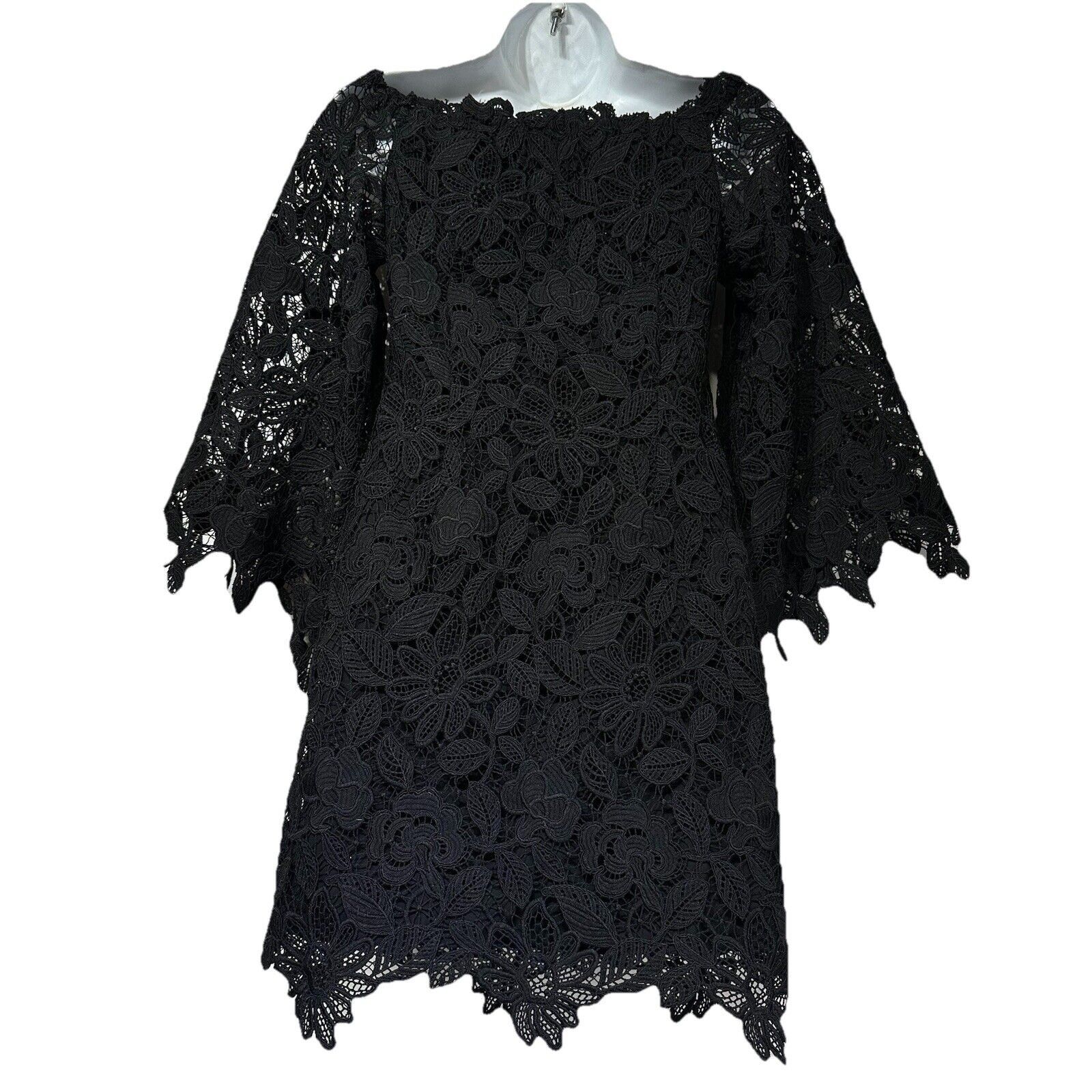 Free People Free People Dusk Lace Off Shoulder black Mini Dress Size 0 Size XS / US 0-2 / IT 36-38 - 6 Thumbnail